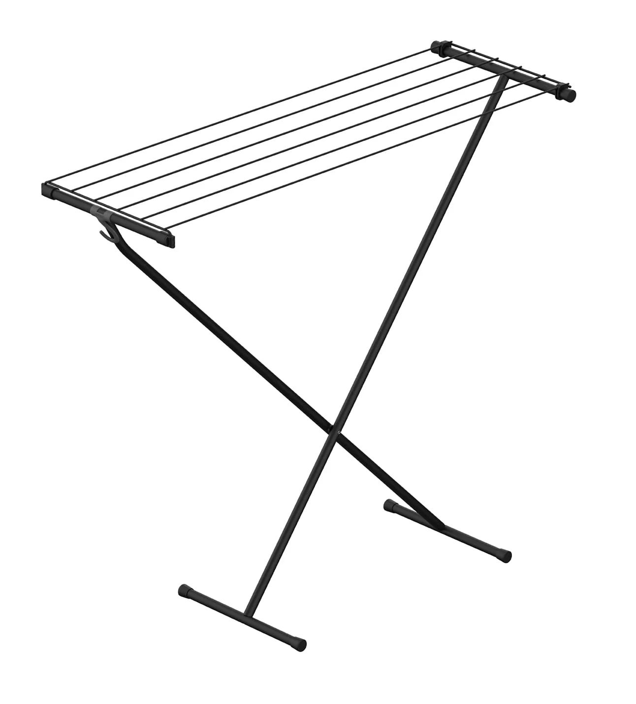 Rörets Wäschetrockner Compact Black – Aufbewahrungshaken - praktisch und stabil – braucht wenig Platz – 90x32x83 cm – 5,5 m Trockenfläche - Qualität von Schwedens stärkster Trockenständermarke - Image 3