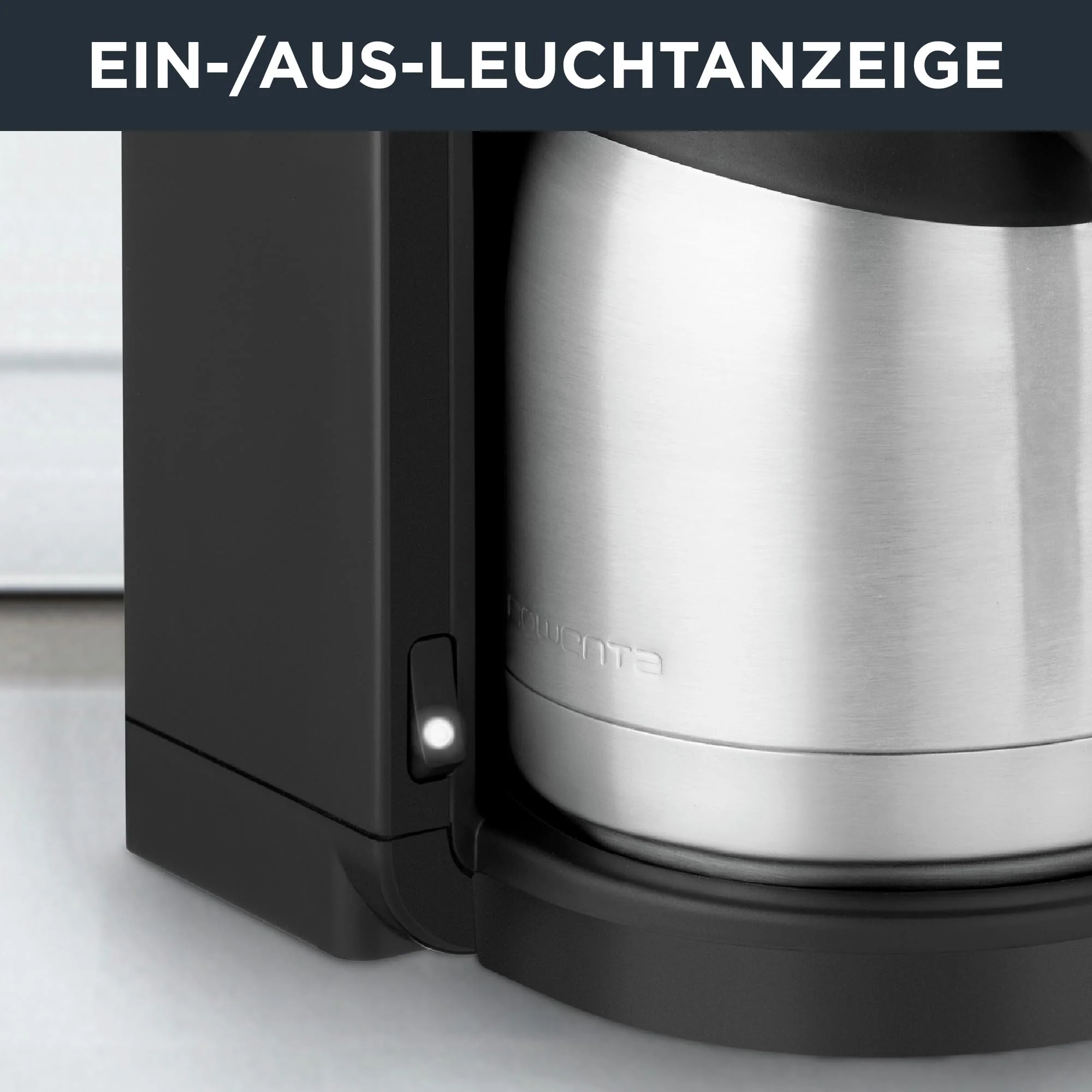 Rowenta CT3818 Filterkaffeemaschine Adagio Milano | Edelstahl- Thermokanne | 10-15 Tassen | Fassungsvermögen 1,25 L | Automatische Abschaltung | 850 Watt | 26.5 x 27 x 38.5 cm | Schwarz - Image 4