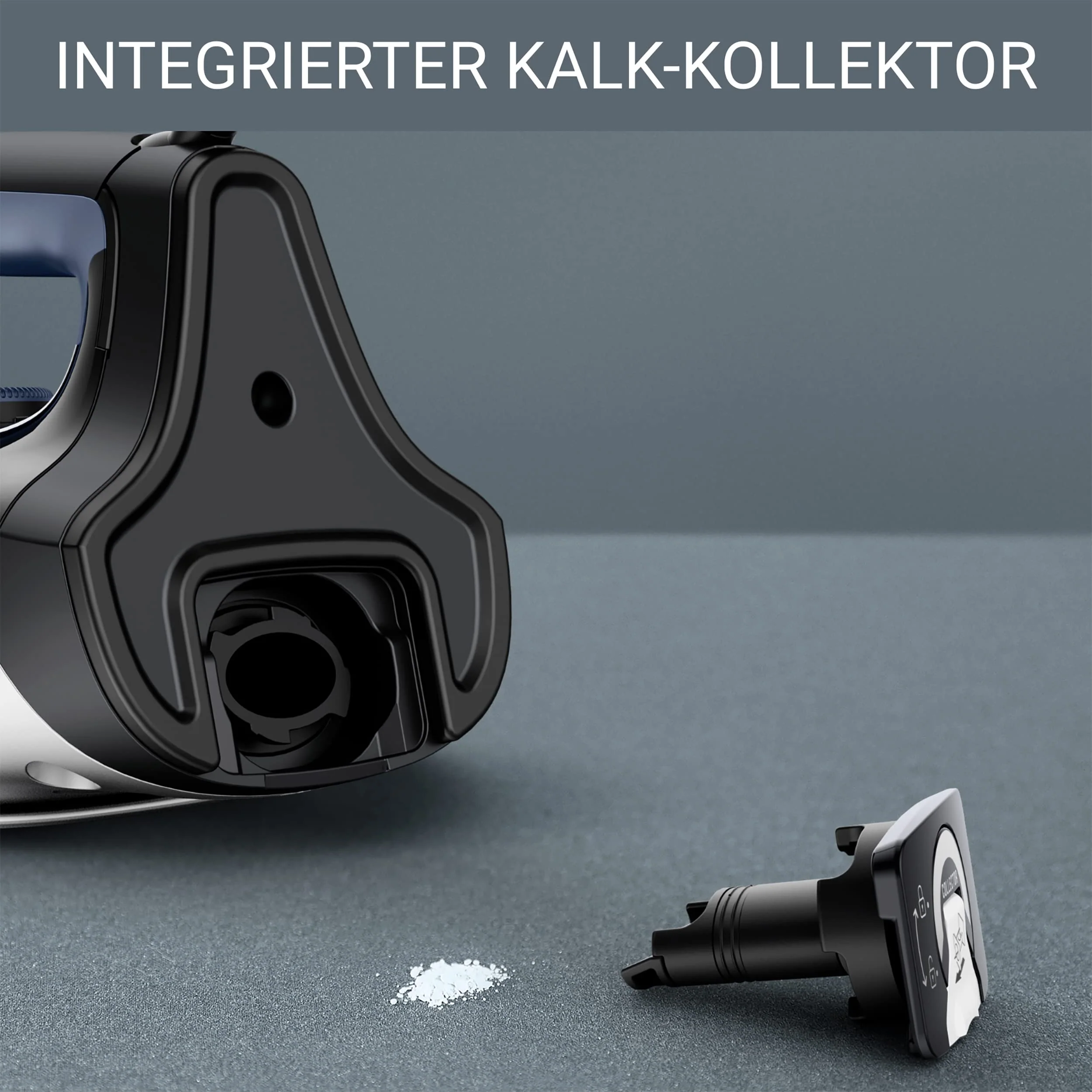 Rowenta Everlast Anticalc Dampfbügeleisen, 2700 W, 45 g/Min. kontinuierliche Dampfabgabe, 220 g/Min. Dampfstoß, Tropfstopp, Antikalk-System, 300 ml Wassertank, schwarz/blau, DW7320 - Image 10