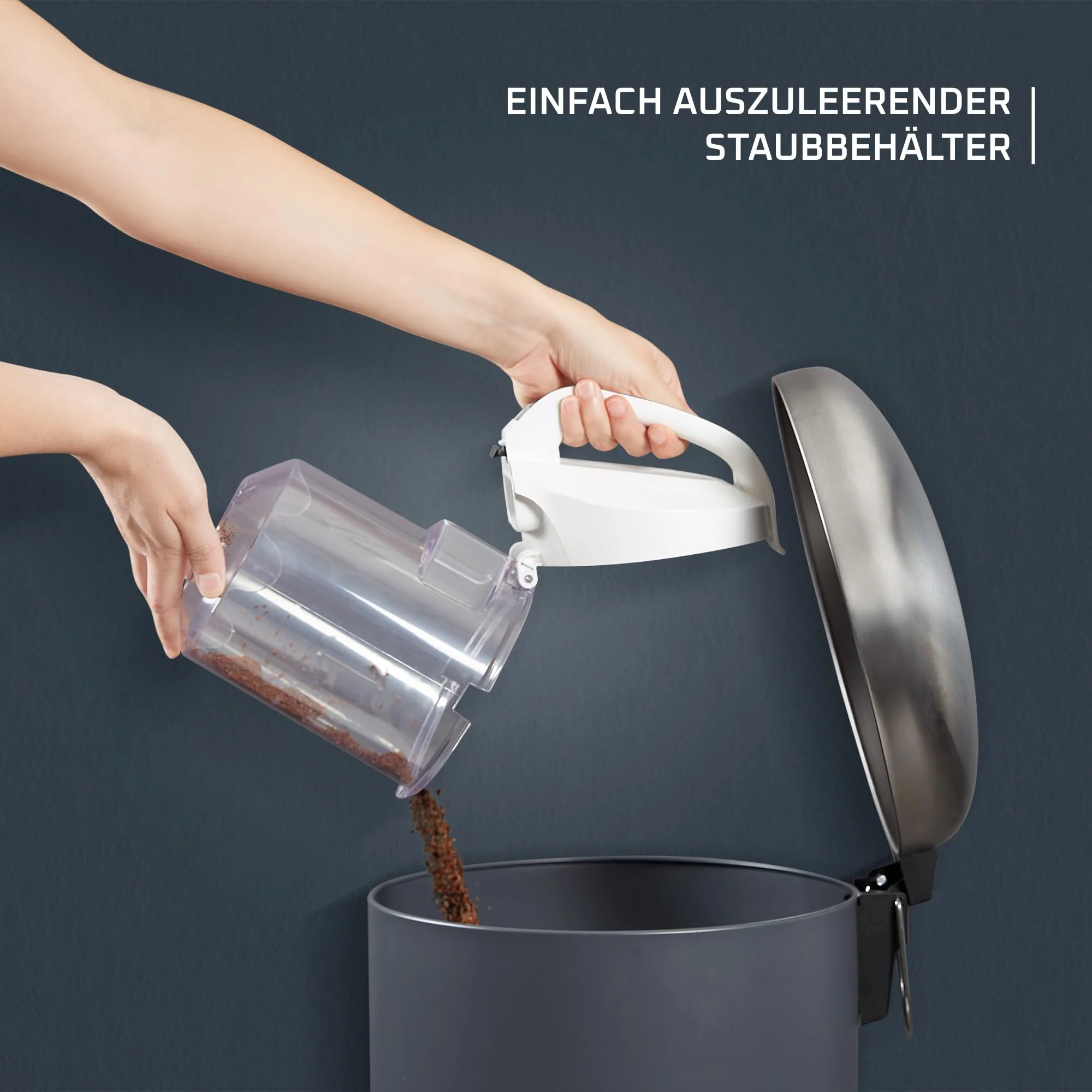 Rowenta RO2917 Swift Power Cyclonic, Bodenstaubsauger ohne Beutel, Weiß, 900 W, 1.2 liters, 77 Dezibel - Image 6