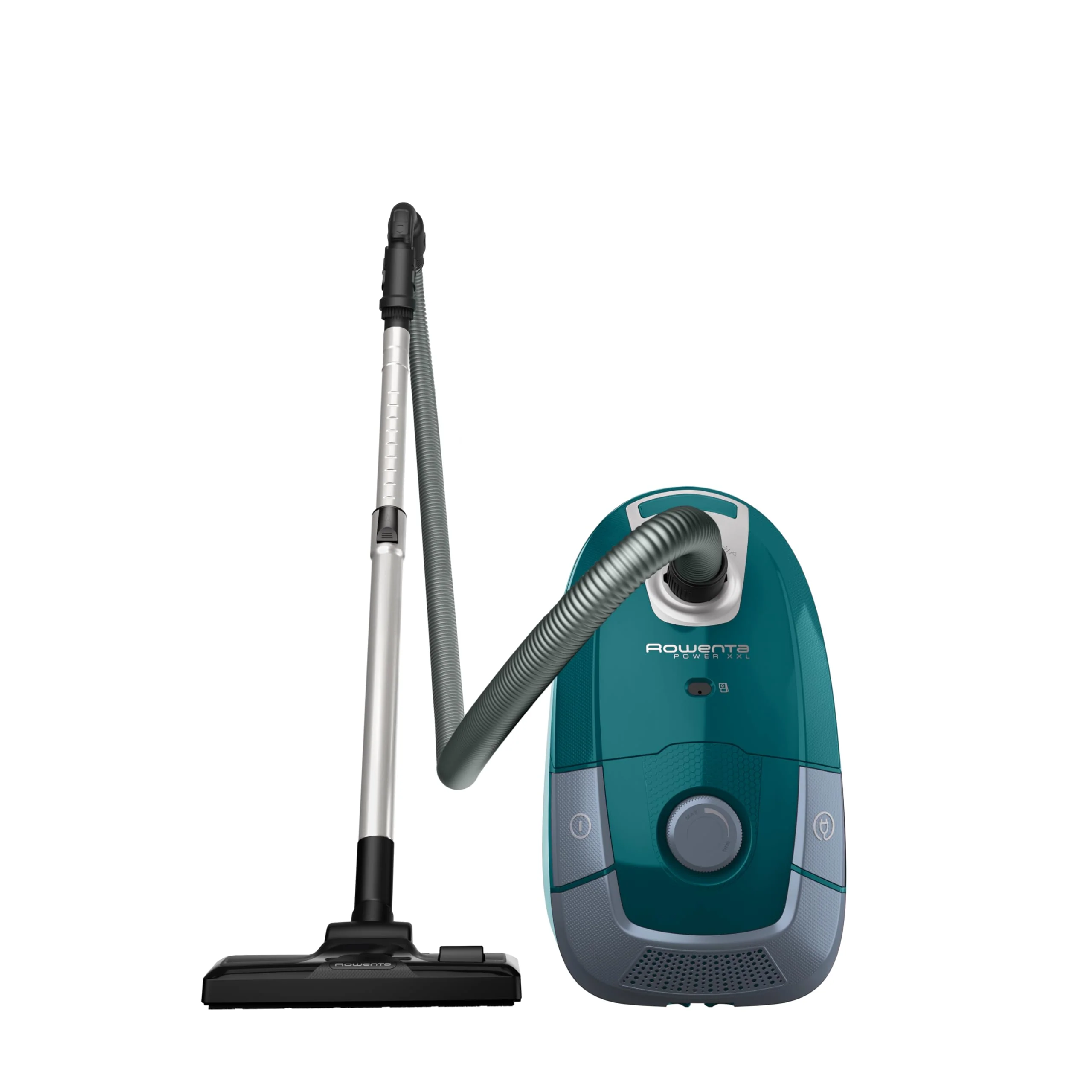 Rowenta RO3143 Power XXL, Bodenstaubsauger mit Beutel, Petrol/Grau, 900 W, 4.5 liters