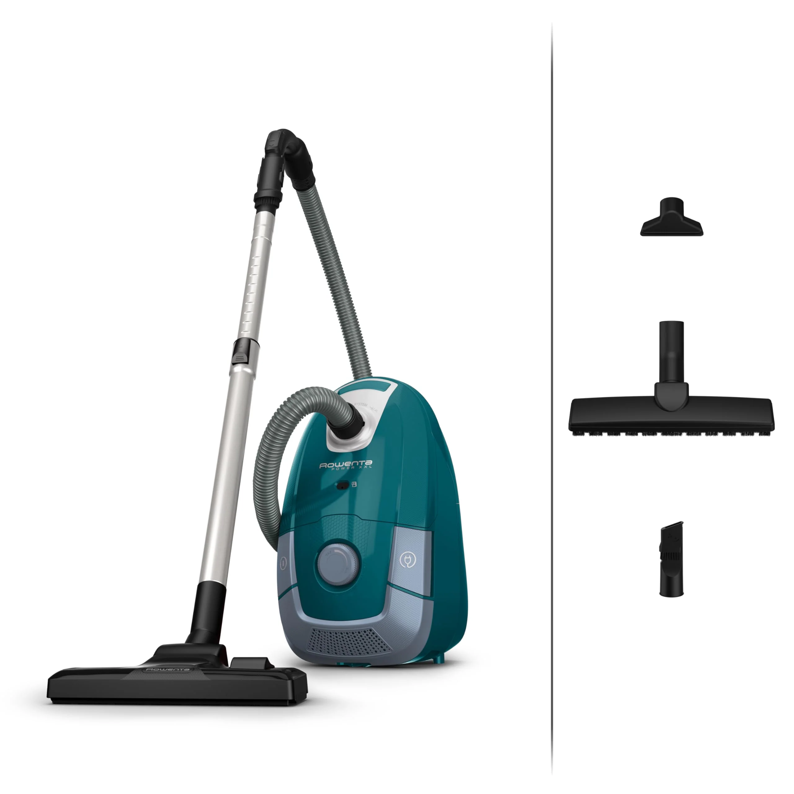 Rowenta RO3143 Power XXL, Bodenstaubsauger mit Beutel, Petrol/Grau, 900 W, 4.5 liters - Image 3
