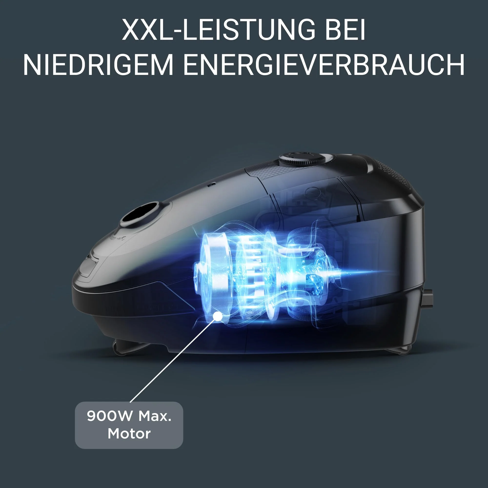 Rowenta RO3143 Power XXL, Bodenstaubsauger mit Beutel, Petrol/Grau, 900 W, 4.5 liters - Image 5
