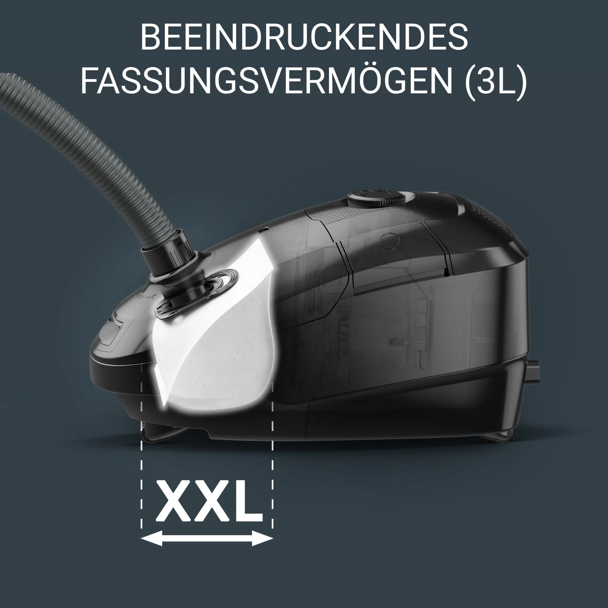 Rowenta RO3143 Power XXL, Bodenstaubsauger mit Beutel, Petrol/Grau, 900 W, 4.5 liters - Image 7