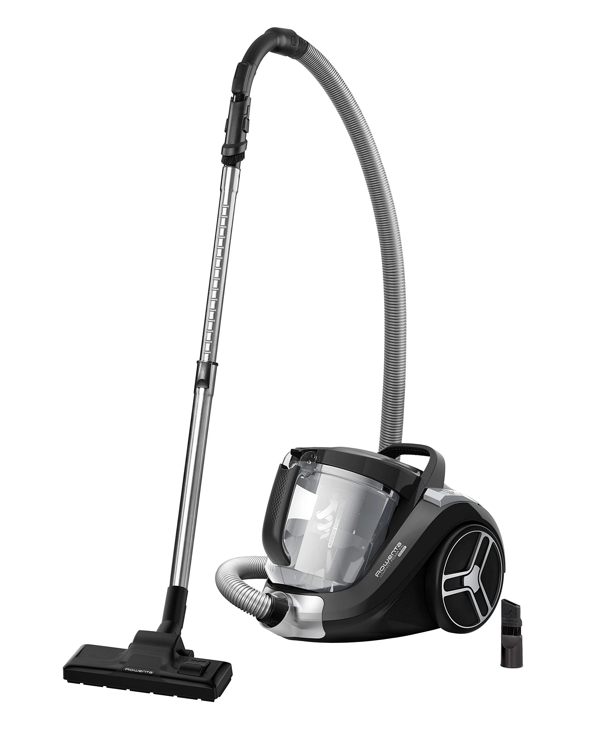 Rowenta RO4825EA Compact Power XXL, beutelloser Bodenstaubsauger, Schwarz, 550 W, 2.5 liters, 75 Dezibel - Image 2
