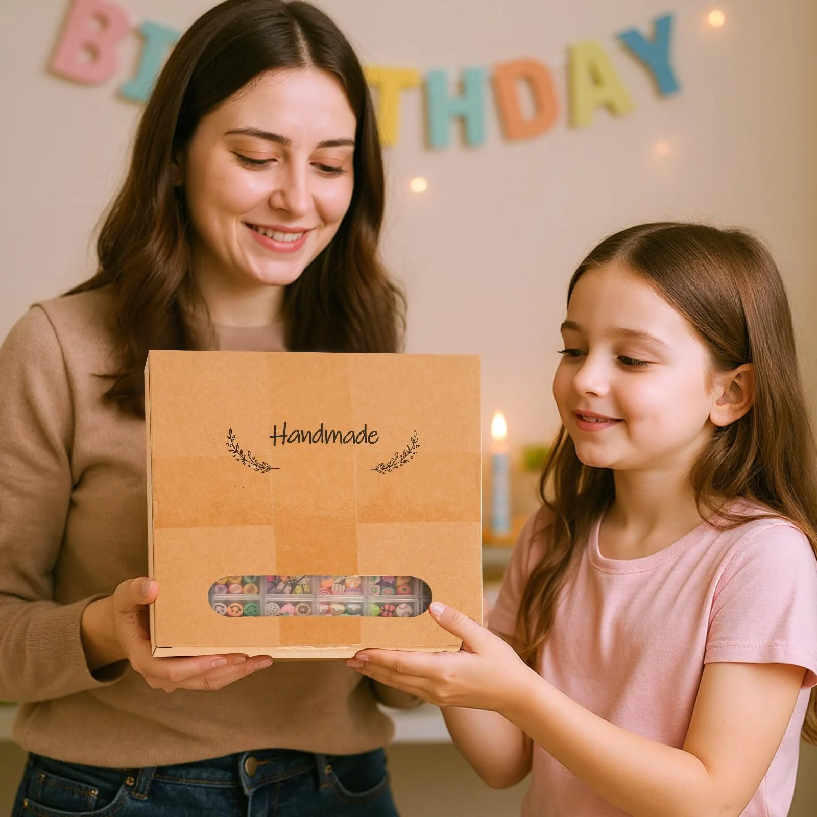 RUBY 1800pcs Perlen zum Auffädeln Kinder, DIY Perlen für Armbänder mit deutschen Buchstaben, Selber Machen Basteln Perlen Set Halsketten Kunst Handwerk Geburtstagsgeschenke Spielzeug für 5-12 Jahre - Image 3