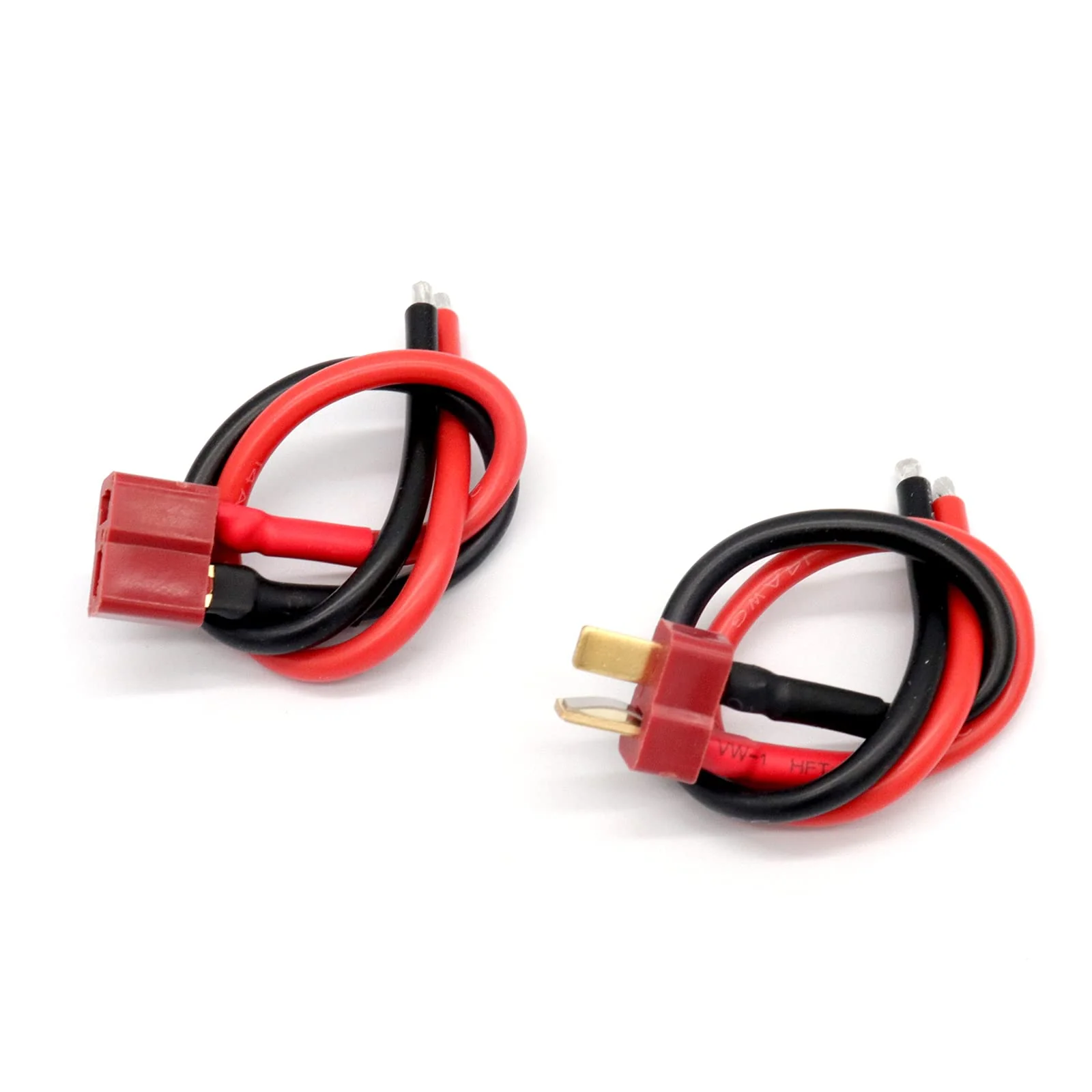 RUIZHI 5 Paare Deans Style T-Stecker Buchse und Stecker mit 14AWG Silikondraht T Plug Connector für RC Lipo Batteriekabel Drohne - Image 2