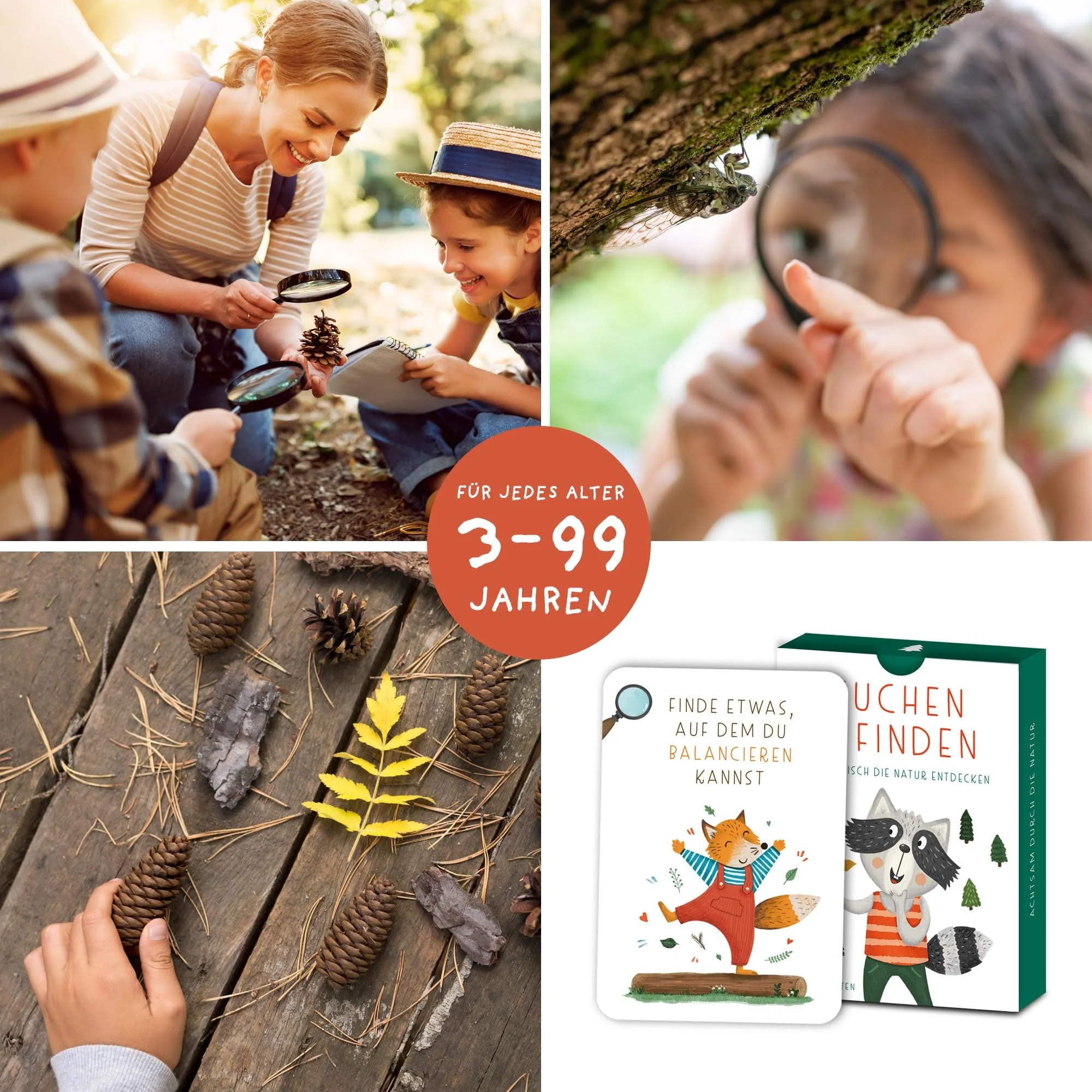 Rüsselfuchs Outdoor Schatzsuche für Kinder - Suchen & Finden - Achtsamkeit in der Natur - Finde Es Spiel - Entdeckerkarten - Spielzeug für Mädchen & Junge - Spiele ab 4, 5, 6, 7, 8 Jahre - Image 9