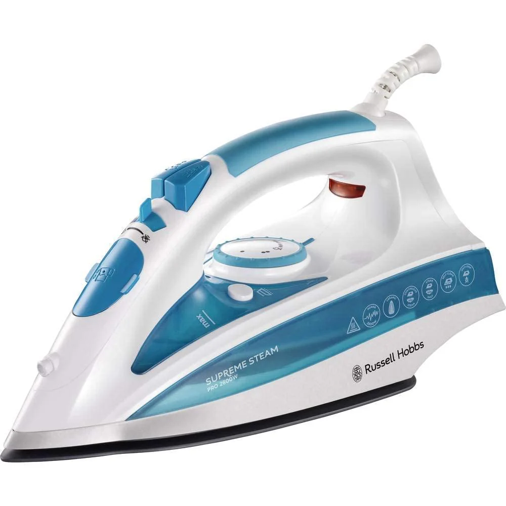 Russell Hobbs Dampfbügeleisen [2600W, 210 g Extra-Dampfstoß] Bügeleisen (300ml Wassertank, Keramik-Bügelsohle, Selbstreinigungs- & Sprühwasserfunktion, Antikalk & Tropfstopp, 70 g/min Dampf) 20562-56 - Image 13