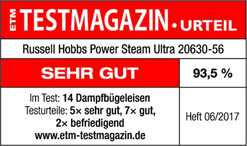 Russell Hobbs Dampfbügeleisen [3100W, 210 g Extra-Dampfstoß] Bügeleisen Power (350ml Wassertank, Keramik Bügelsohle, Selbstreinigungs- & Sprühwasserfunktion, Antikalk & Tropfstopp, 70g/min) 20630-56 - Image 6