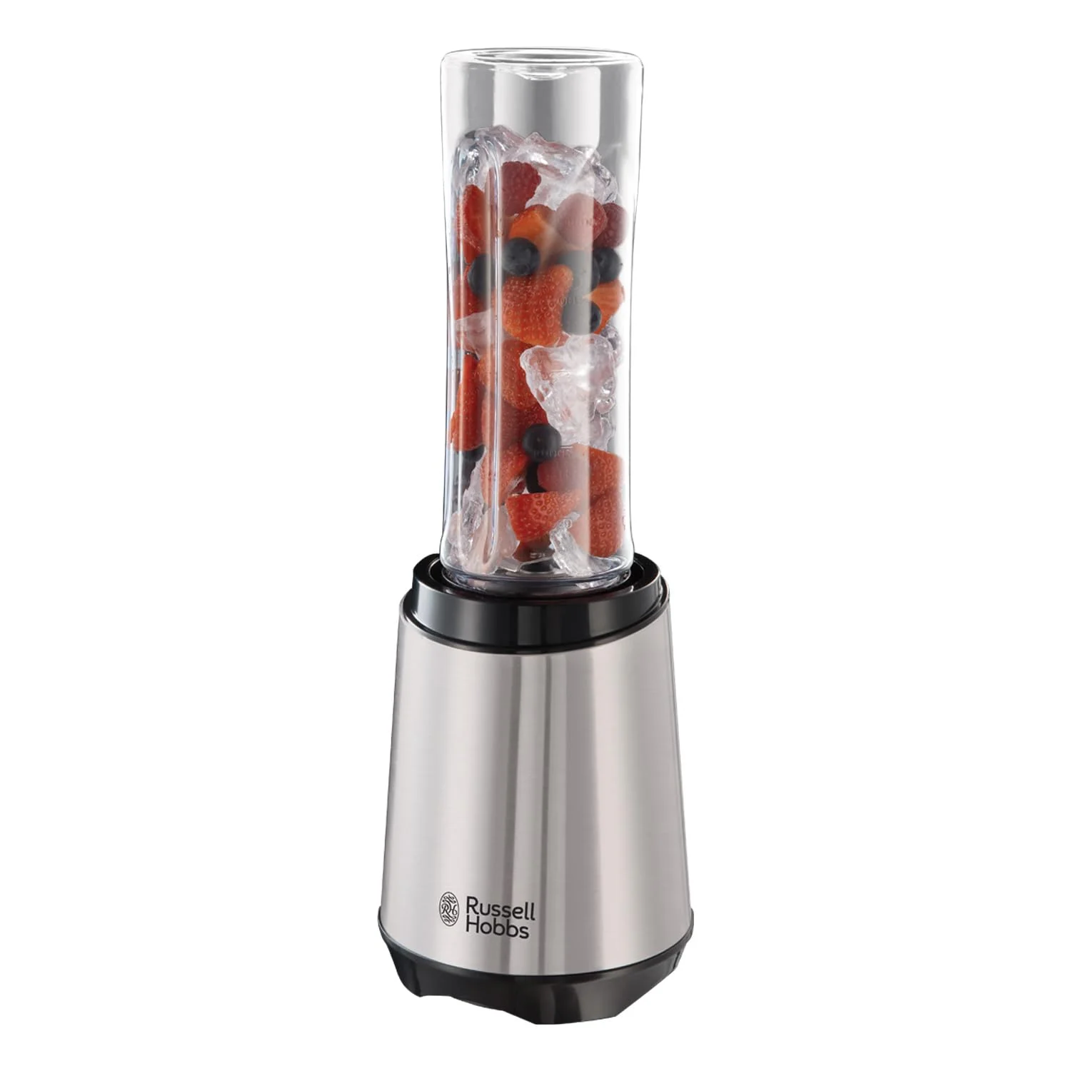 Russell Hobbs Mixer - Standmixer & Smoothie Maker to go [23.500 U/min Power-Motor] inkl. 1x Mixbehälter 600ml (BPA-frei, spülmaschinen- & bruchfest inkl. Deckel) Zerkleinerer, Edelstahl, 23472-56 - Image 2
