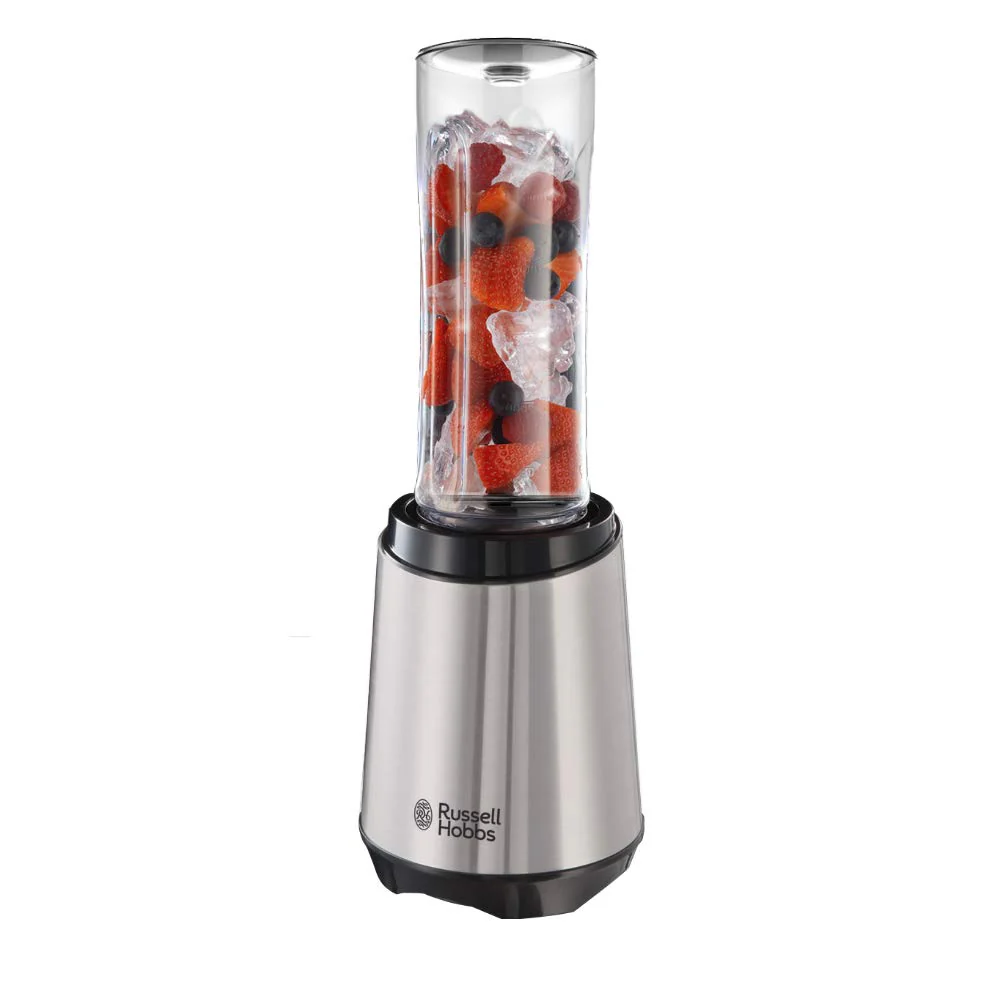 Russell Hobbs Mixer - Standmixer & Smoothie Maker to go [23.500 U/min Power-Motor] inkl. 2x Mixbehälter 600ml (BPA-frei, spülmaschinen- & bruchfest inkl. Deckel) Zerkleinerer, Edelstahl, 23470-56 - Image 6