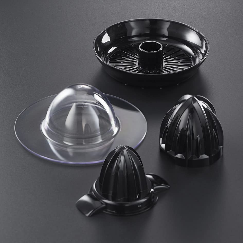 Russell Hobbs Orangenpresse & Zitruspresse elektrisch [links-& rechtsrotierend, 2 Presskegel für Zitronen/Orangen] Edelstahl (Tropf-Stopp-Funktion, spülmaschinenfest, BPA-frei) Saftpresse 22760-56 - Image 7