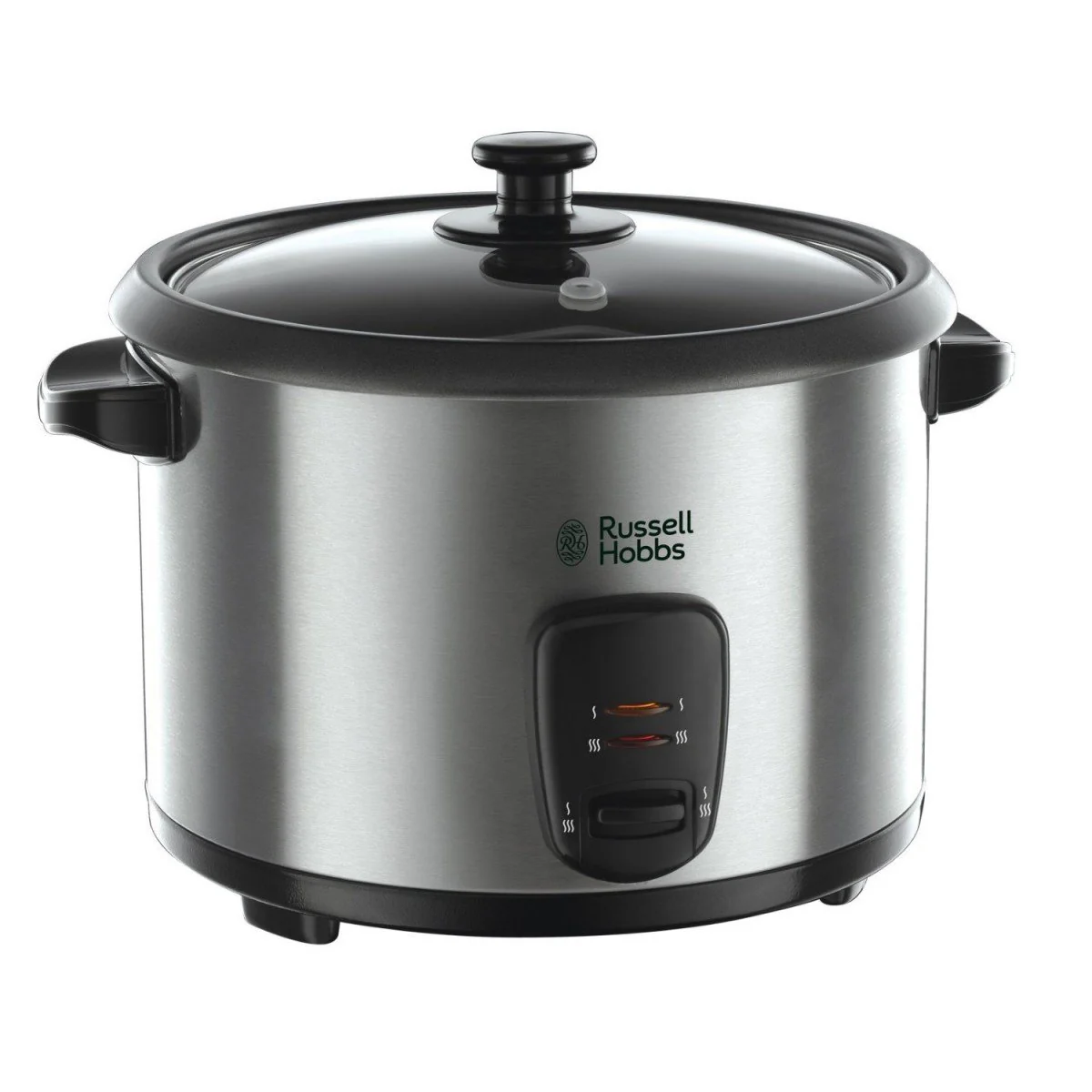 Russell Hobbs Reiskocher [1,8l] inkl. Dampfgarer -Einsatz (Warmhaltefunktion, antihaftbeschichteter Gartopf, Reislöffel & Messbecher, Edelstahl, Glas-Deckel, Schongarer für Gemüse & Fisch etc)19750-56 - Image 7