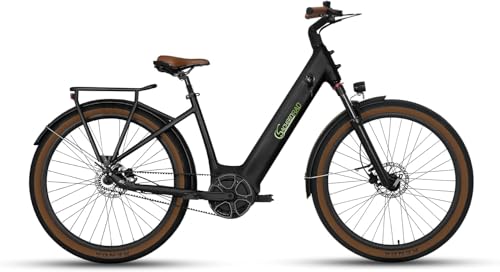 SachsenRAD E-SUV CityBike C5 Centro Riemen mit Diebstahlsicherung, ATB All Terrain E-Bikes Mittelmotor mit tiefem Einstieg,Alarmanlage, Elektrofahrrad Farbe Display Damen Herren Pedelec - Image 9