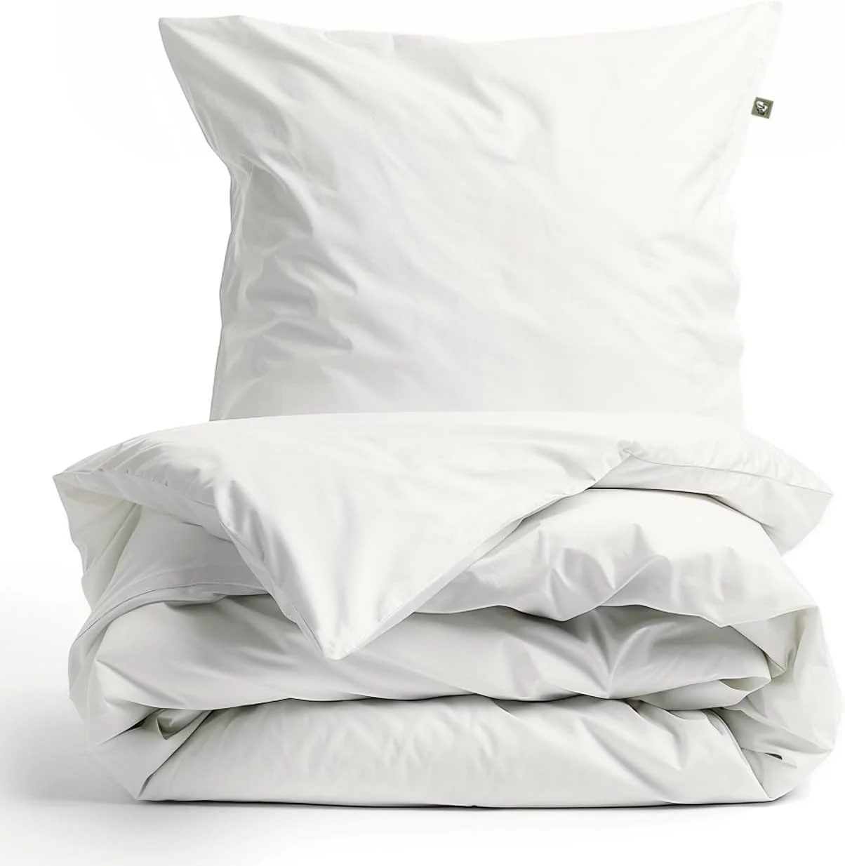 SALAD HOUSE Weiße Bettwäsche 135x200 Baumwolle, Allergiker Bettwäsche-Sets, Duvet Cover, Herbst Bettbezug + Satin Kissenbezug 80x80, Room Decor Bettwaren & Bettwäsche, 400TC - Image 3