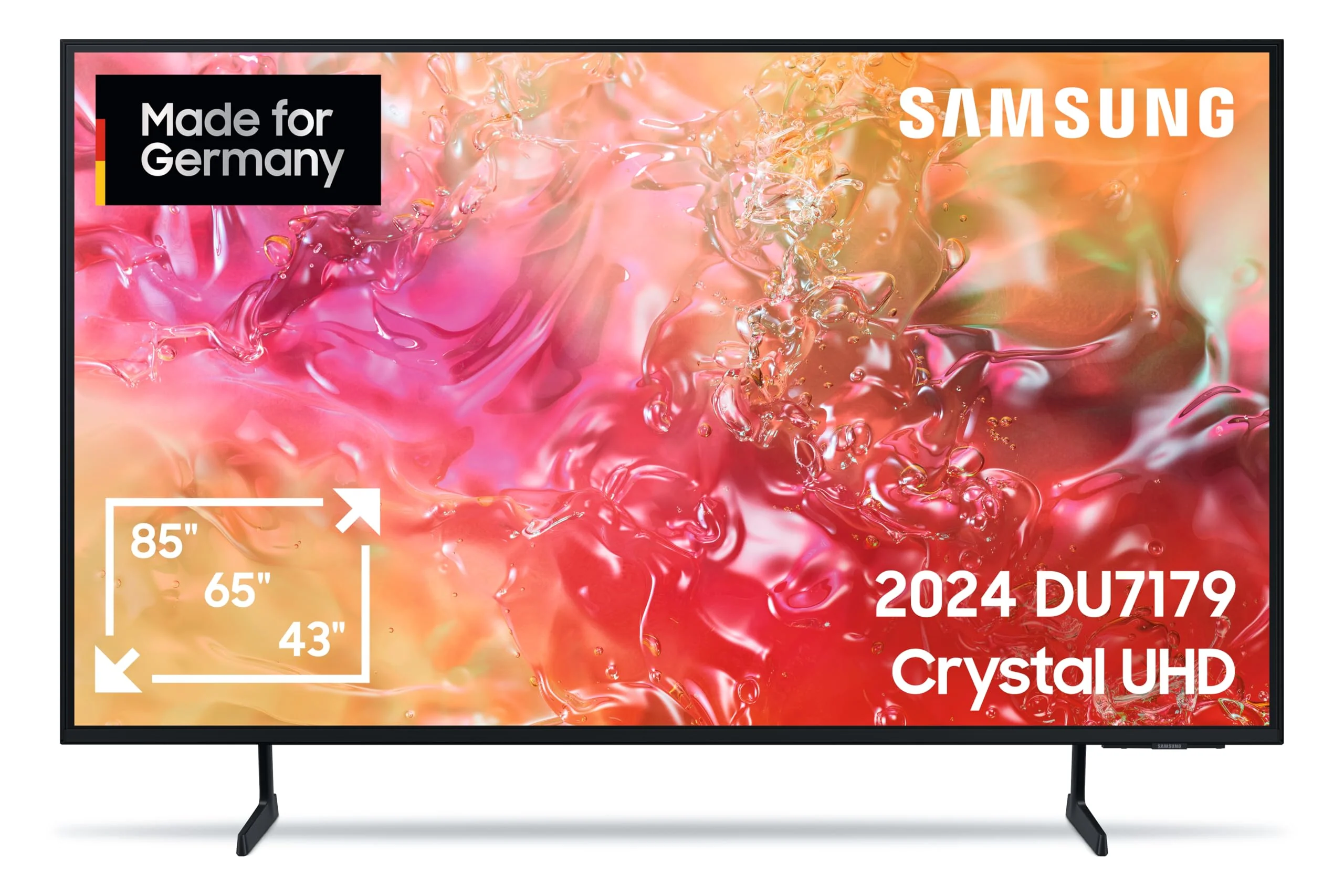Samsung Crystal UHD 4K DU7179 Fernseher 50 Zoll, Samsung TV mit PurColor, 4K Upscaling, Crystal Prozessor 4K, Smart TV, GU50DU7179U, Deutsches Modell [2024]