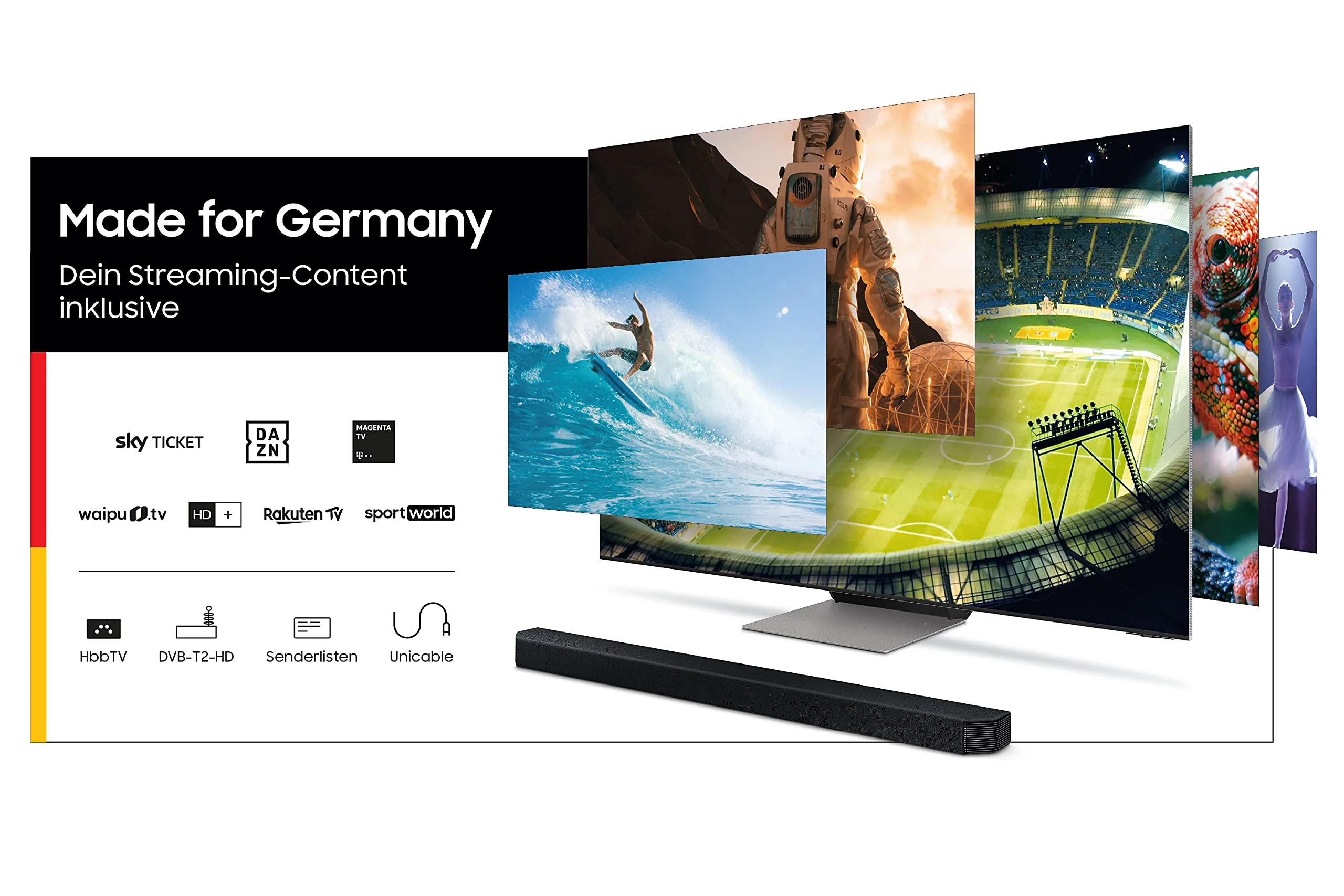 Samsung Crystal UHD 4K TV 43 Zoll (GU43AU8079UXZG), HDR, AirSlim, Dynamic Crystal Color [2021] - Image 19