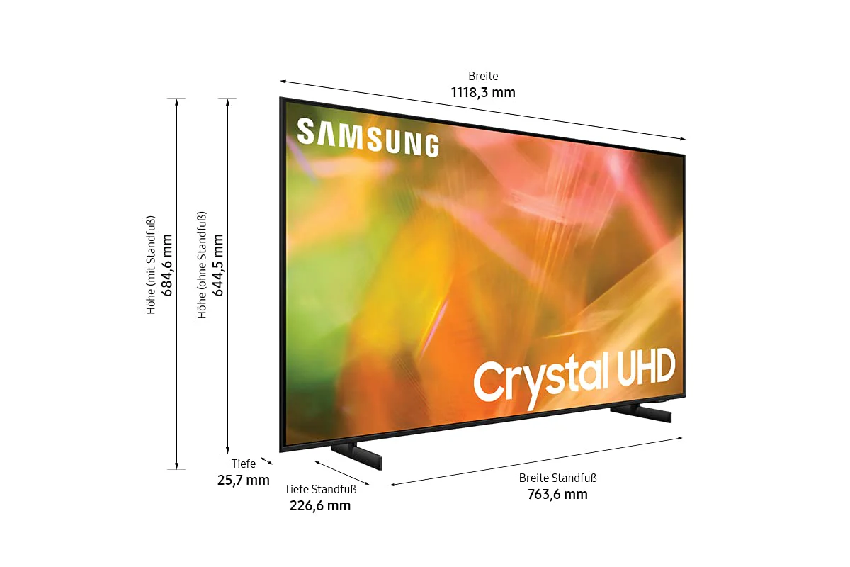 Samsung Crystal UHD 4K TV 50 Zoll (GU50AU8079UXZG), HDR, AirSlim, Dynamic Crystal Color [2021] - Image 18