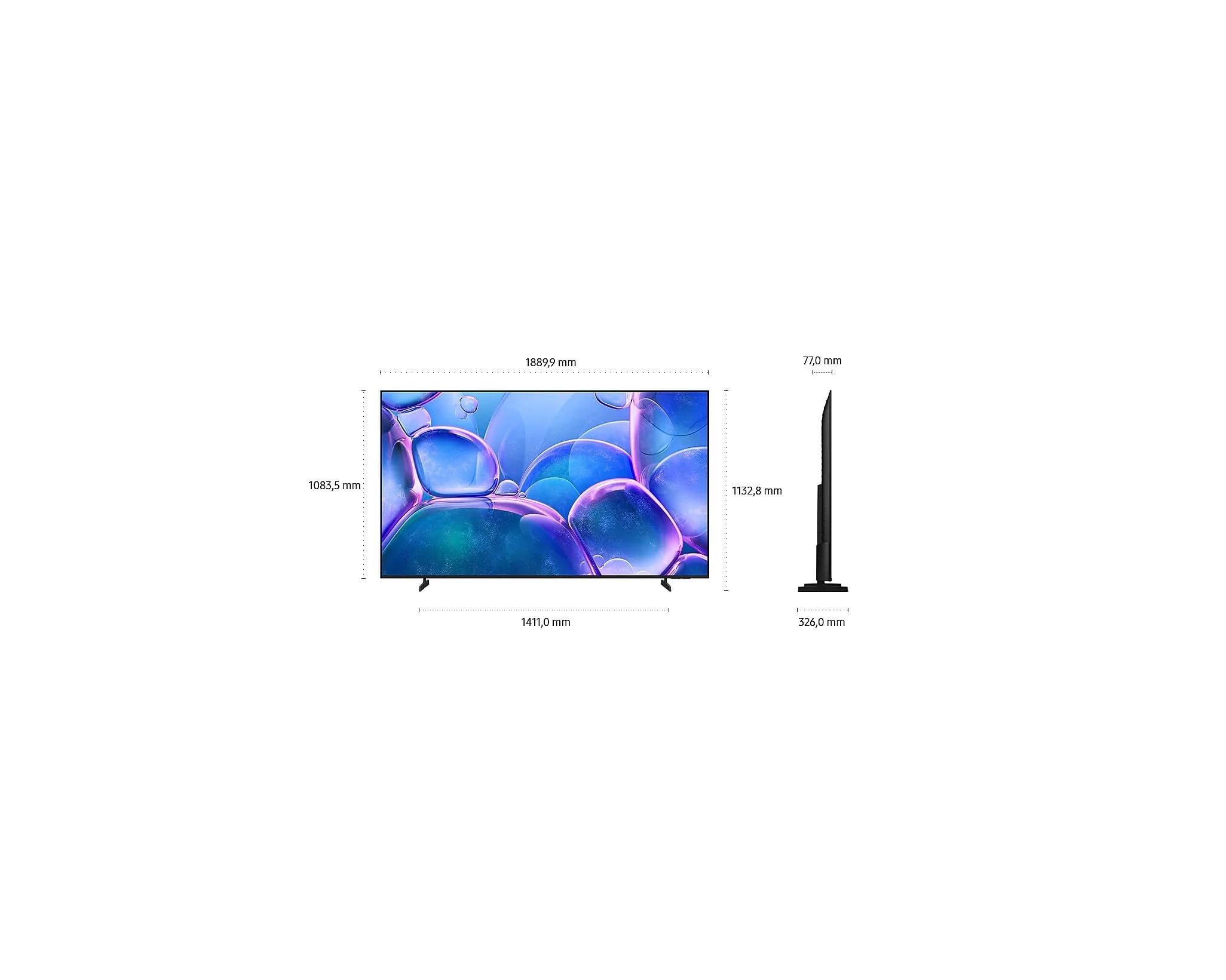 Samsung Crystal UHD LED Fernseher 2025, Crystal Prozessor 4K, MetalStream Design, SmartThings, Knox Security, Gaming Hub, AI Upscaling, Kostenlose Inhalte, Smart AI ...[Länderversion Ungarisch] - Image 7