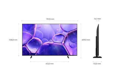 Samsung Crystal UHD U8079F 4K 43 Zoll (108 cm) LED Fernseher, Crystal Prozessor 4K, MetalStream Design, SmartThings, AI Upscaling, Gaming Hub, Knox Security, Kostenlose Inhalte, Smart TV - Image 5