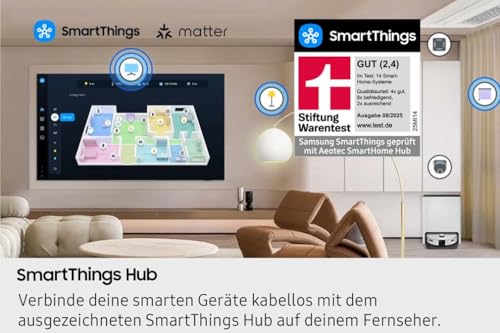 Samsung Crystal UHD U8079F 4K 43 Zoll (108 cm) LED Fernseher, Crystal Prozessor 4K, MetalStream Design, SmartThings, AI Upscaling, Gaming Hub, Knox Security, Kostenlose Inhalte, Smart TV - Image 9