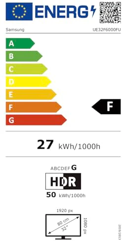 Samsung Full HD TV 24F6000 24 Zoll (61cm) Fernseher, Smart-TV inkl WLAN, HDR 10+, Triple Tuner, UE24F6000FU [2025] [Länderversion Niederländisch] - Image 2