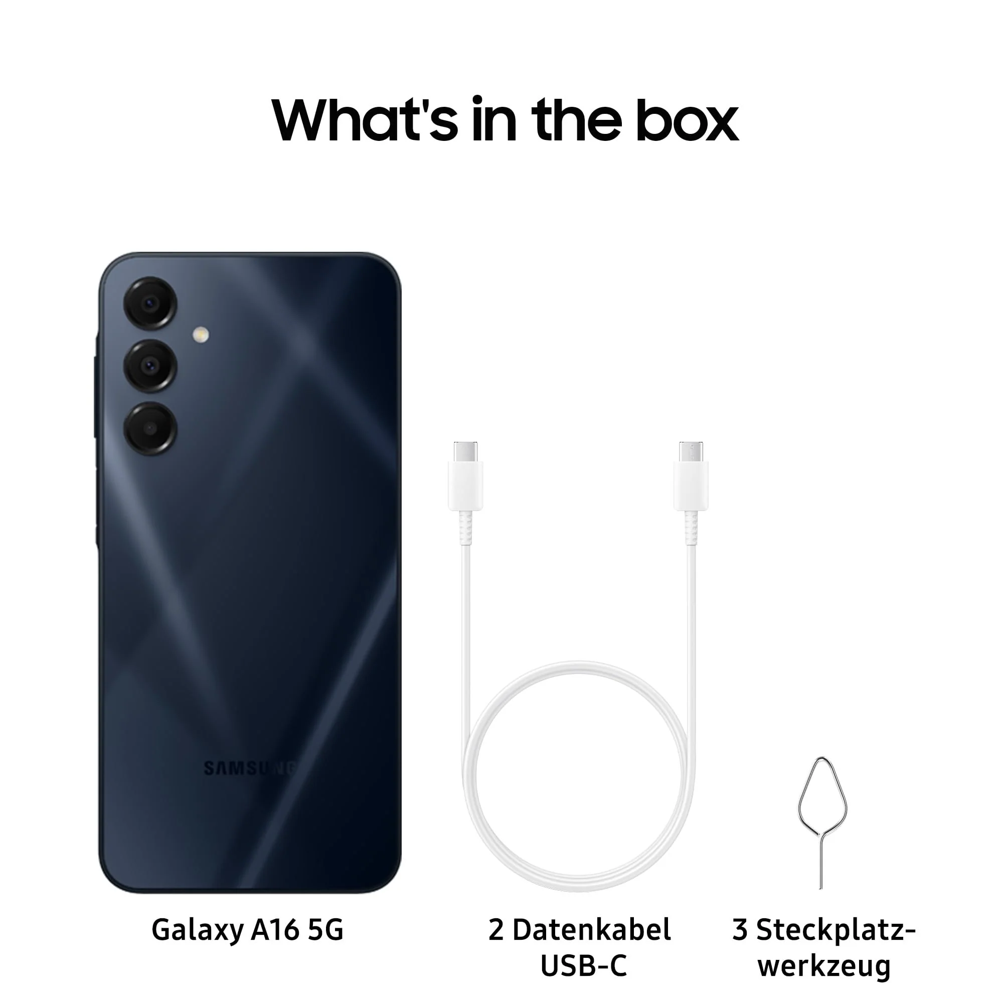 Samsung Galaxy A16 5G Smartphone ohne Vertrag, Handy mit Android, 50-MP-Hauptkamera, 16,91 cm / 6,7" Display, 128 GB, Blue Black+Card Slot Cover, Blue - Image 5