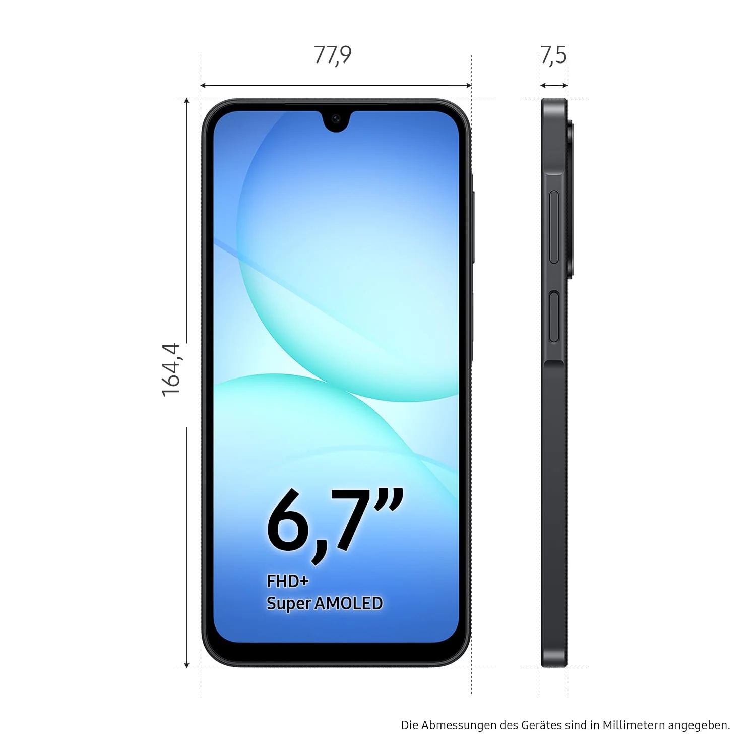 Samsung Galaxy A17 5G AI Smartphone, KI-Handy mit Android, Dünner 7,5-mm-Rahmen, 50-MP-Kamera, 128 GB Speicher, 4 GB RAM, 5.000-mAh-Akku, Black, 2,5 Jahre Herstellergarantie [Exklusiv auf Amazon] - Image 9