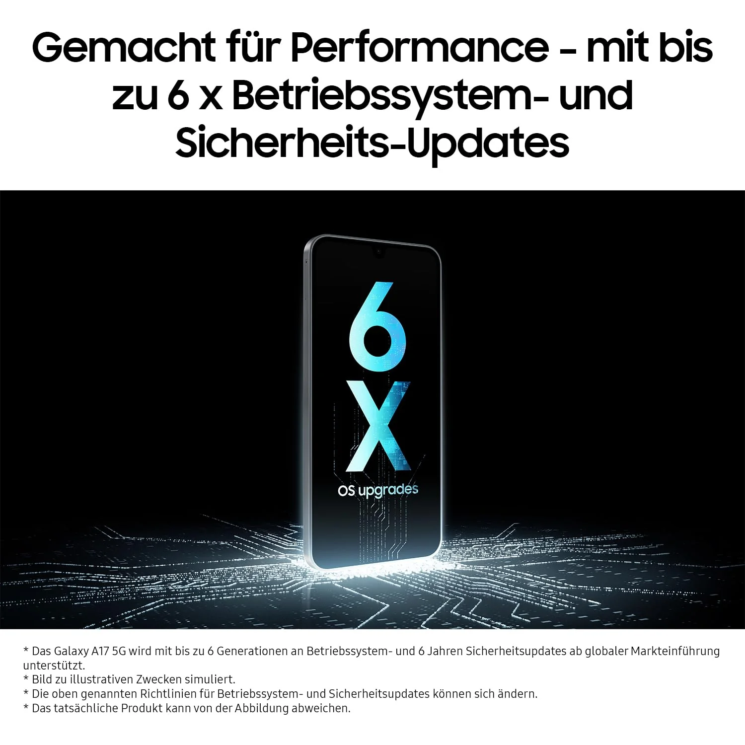 Samsung Galaxy A17 5G AI Smartphone, KI-Handy mit Android, Dünner 7,5-mm-Rahmen, 50-MP-Kamera, 256 GB Speicher, 8 GB RAM, 5.000-mAh-Akku, Gray, 2,5 Jahre Herstellergarantie [Exklusiv auf Amazon] - Image 5