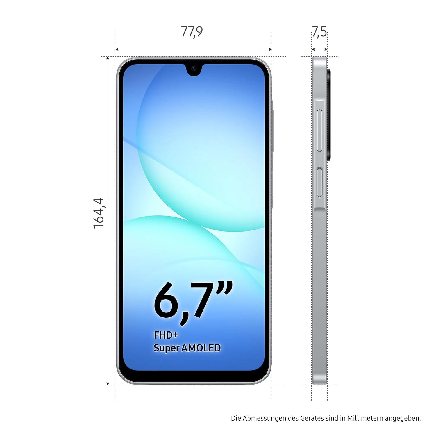 Samsung Galaxy A17 5G AI Smartphone, KI-Handy mit Android, Dünner 7,5-mm-Rahmen, 50-MP-Kamera, 256 GB Speicher, 8 GB RAM, 5.000-mAh-Akku, Gray, 2,5 Jahre Herstellergarantie [Exklusiv auf Amazon] - Image 9