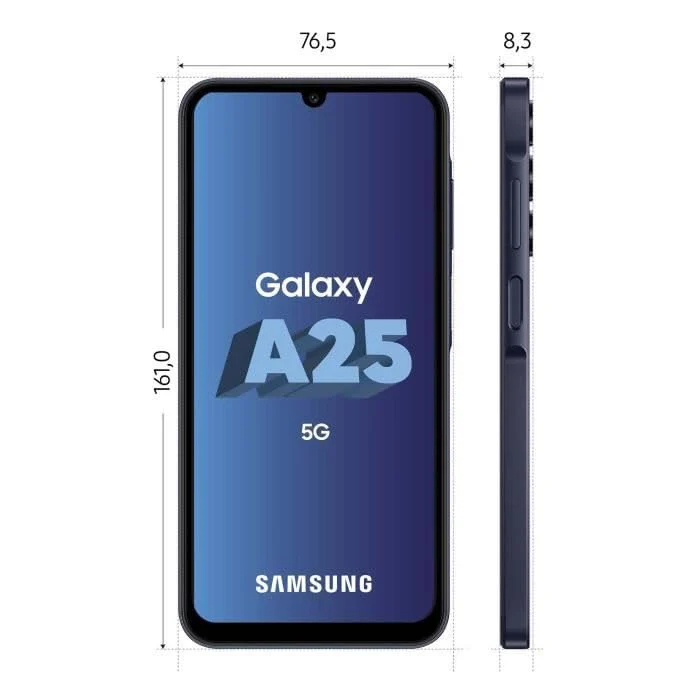 SAMSUNG Galaxy A25 5G Smartphone 128 GB Mitternachtsblau - Image 8
