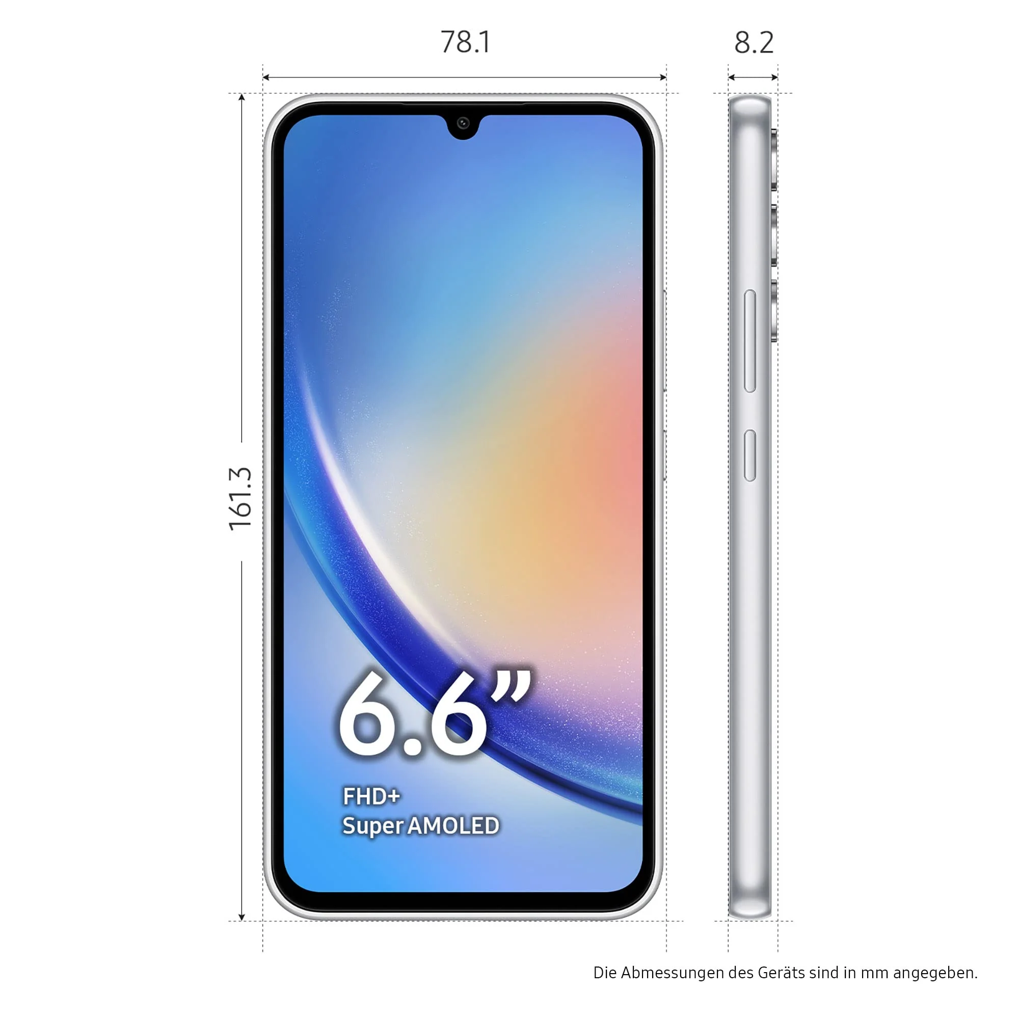 Samsung Galaxy A34 5G, Android Smartphone, 6,6 Zoll Dynamic AMOLED Display, 5.000 mAh Akku, 256 GB/8 GB RAM Handy in Awesome Silver inkl. 30 Monate Herstellergarantie [Exklusiv bei Amazon] - Image 4