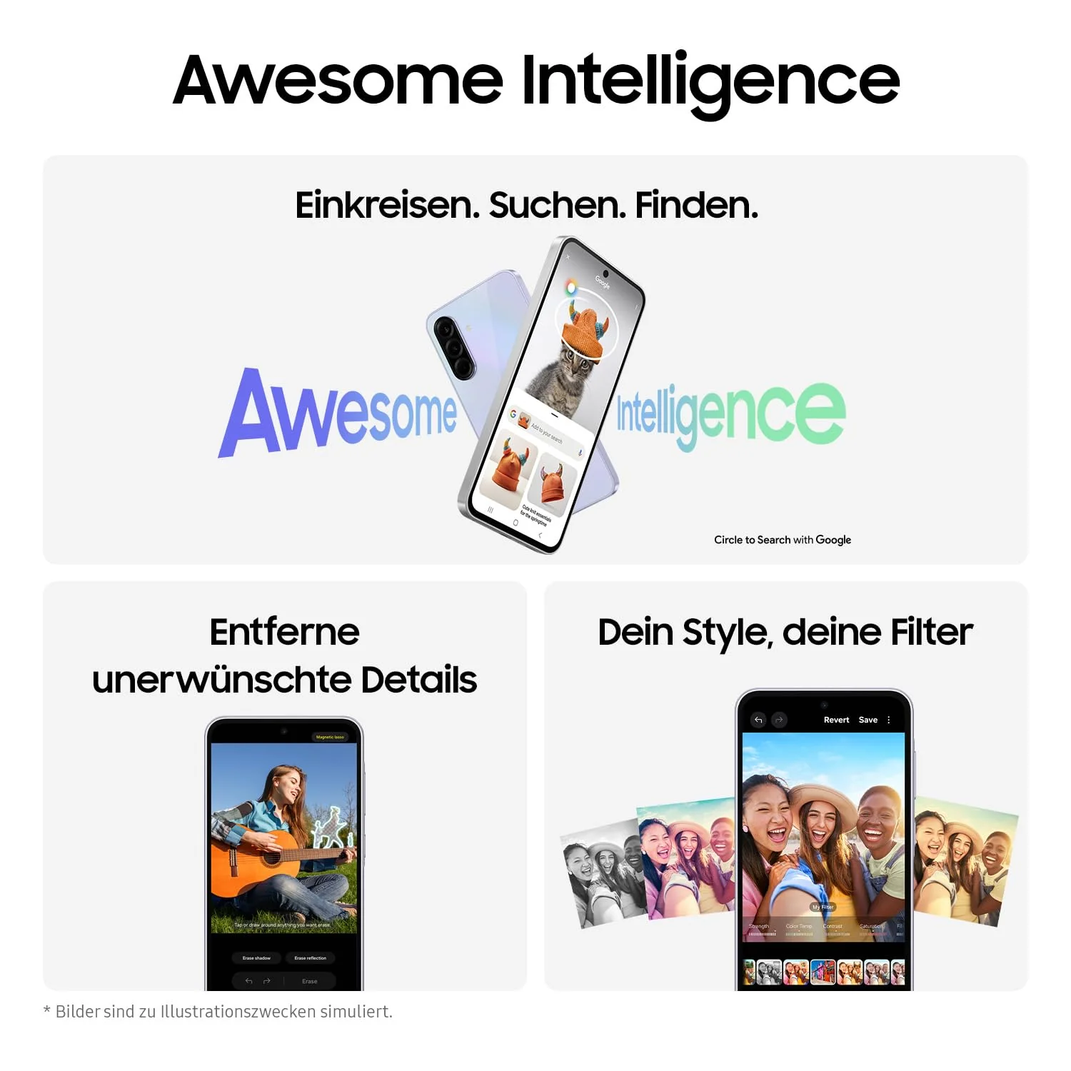 Samsung Galaxy A36 5G AI Smartphone ohne Vertrag, Simlockfreies AI Handy mit Android, 6 GB RAM, 128 GB Speicher, 50-MP-Kamera, Awesome Lime, 2,5 Jahre Herstellergarantie [Exklusiv auf Amazon] - Image 11