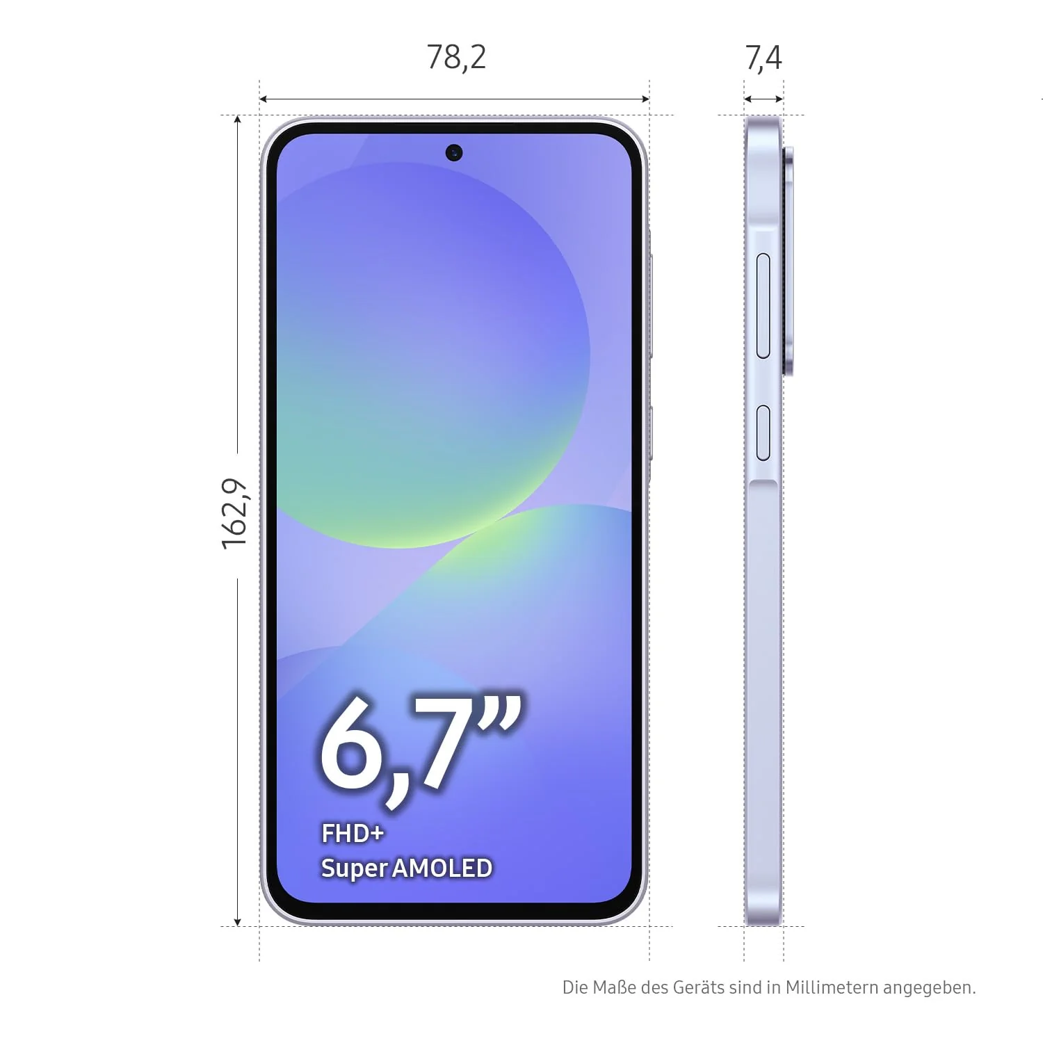 Samsung Galaxy A36 5G AI Smartphone ohne Vertrag, Simlockfreies AI Handy mit Android, 6 GB RAM, 128 GB Speicher, 50-MP-Kamera, Awesome White, 2,5 Jahre Herstellergarantie [Exklusiv auf Amazon] - Image 2