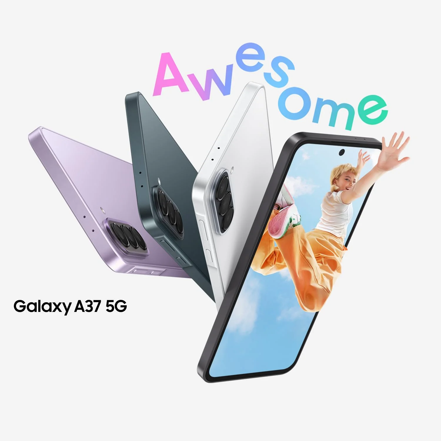 Samsung Galaxy A37 5G, Schlankes AI-Smartphone, Awesome Intelligence, 128 GB Speicherplatz, 50 MP Weitwinkel-Kamera, Bis zu 2 Tage Akkulaufzeit, IP68, Awesome Lavender, 2,5 Jahre Herstellergarantie - Image 12