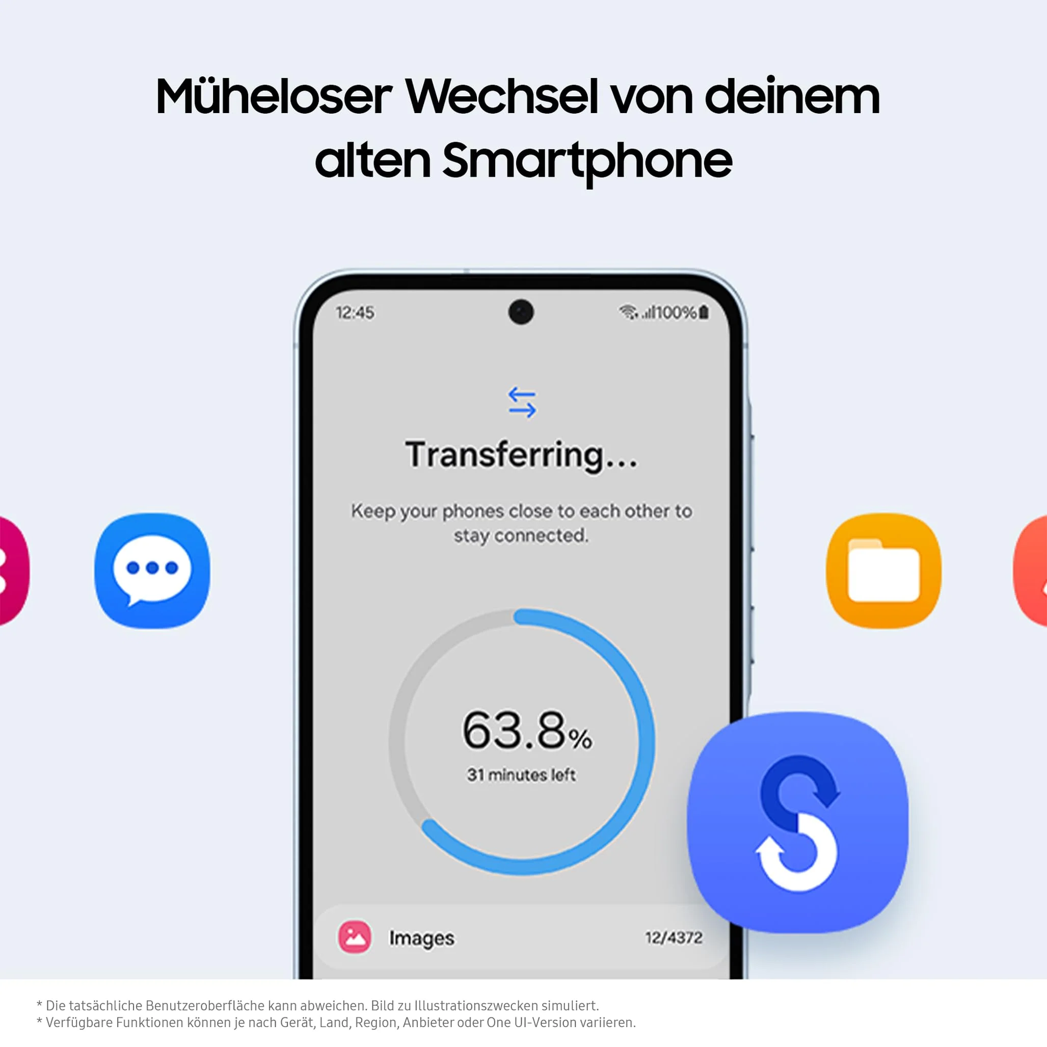 Samsung Galaxy A55 5G Smartphone, Android-Handy ohne Vertrag, 256 GB / 8 GB RAM, 2 Tage Akkulaufzeit, 50-MP-Kamera, Awesome Lemon, 2,5 Jahre Herstellergarantie - Image 2