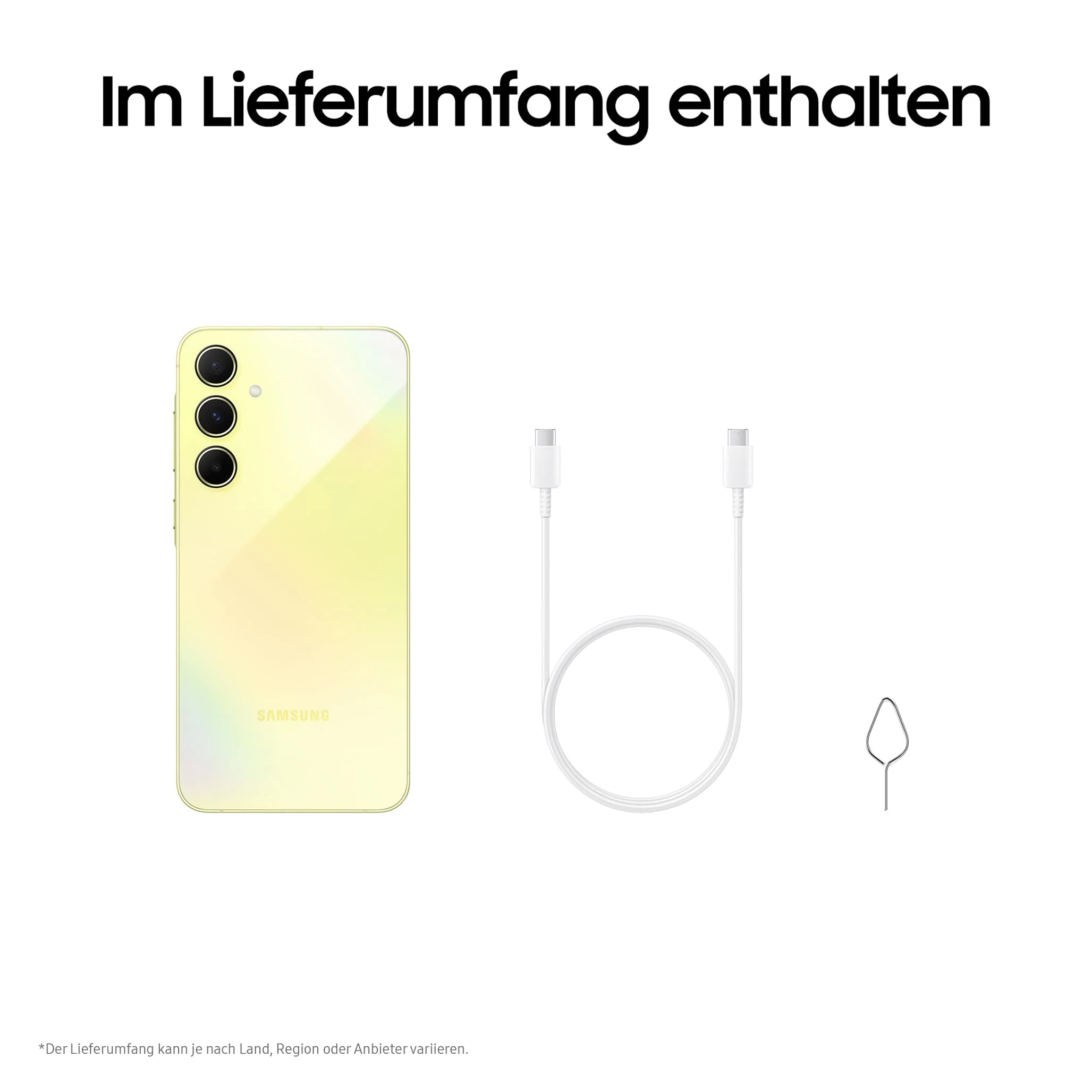 Samsung Galaxy A55 5G Smartphone, Android-Handy ohne Vertrag, 256 GB / 8 GB RAM, 2 Tage Akkulaufzeit, 50-MP-Kamera, Awesome Lemon, 2,5 Jahre Herstellergarantie - Image 4