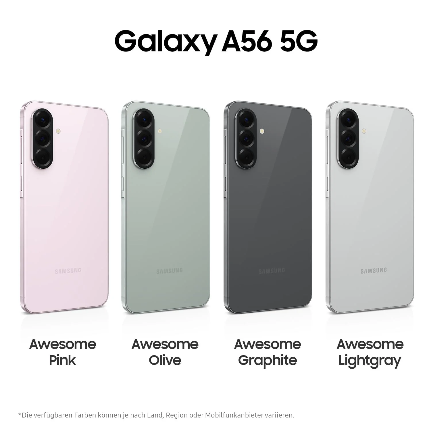 Samsung Galaxy A56 5G AI Smartphone ohne Vertrag, Simlockfreies AI Handy mit Android, 8 GB RAM, 128 GB Speicher, 50-MP-Kamera, Awesome Olive, 2,5 Jahre Herstellergarantie [Exklusiv auf Amazon] - Image 9