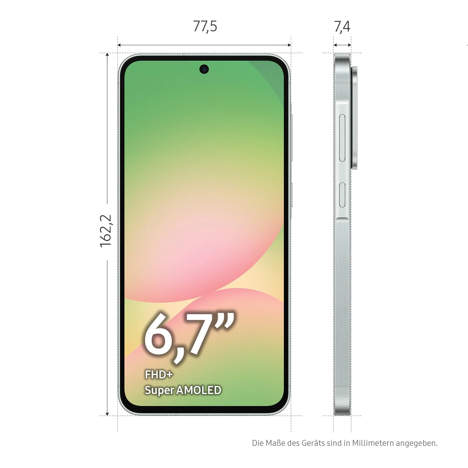 Samsung Galaxy A56 5G AI Smartphone ohne Vertrag, Simlockfreies AI Handy mit Android, 8 GB RAM, 256 GB Speicher, 50-MP-Kamera, Awesome Olive, 2,5 Jahre Herstellergarantie [Exklusiv auf Amazon] - Image 3