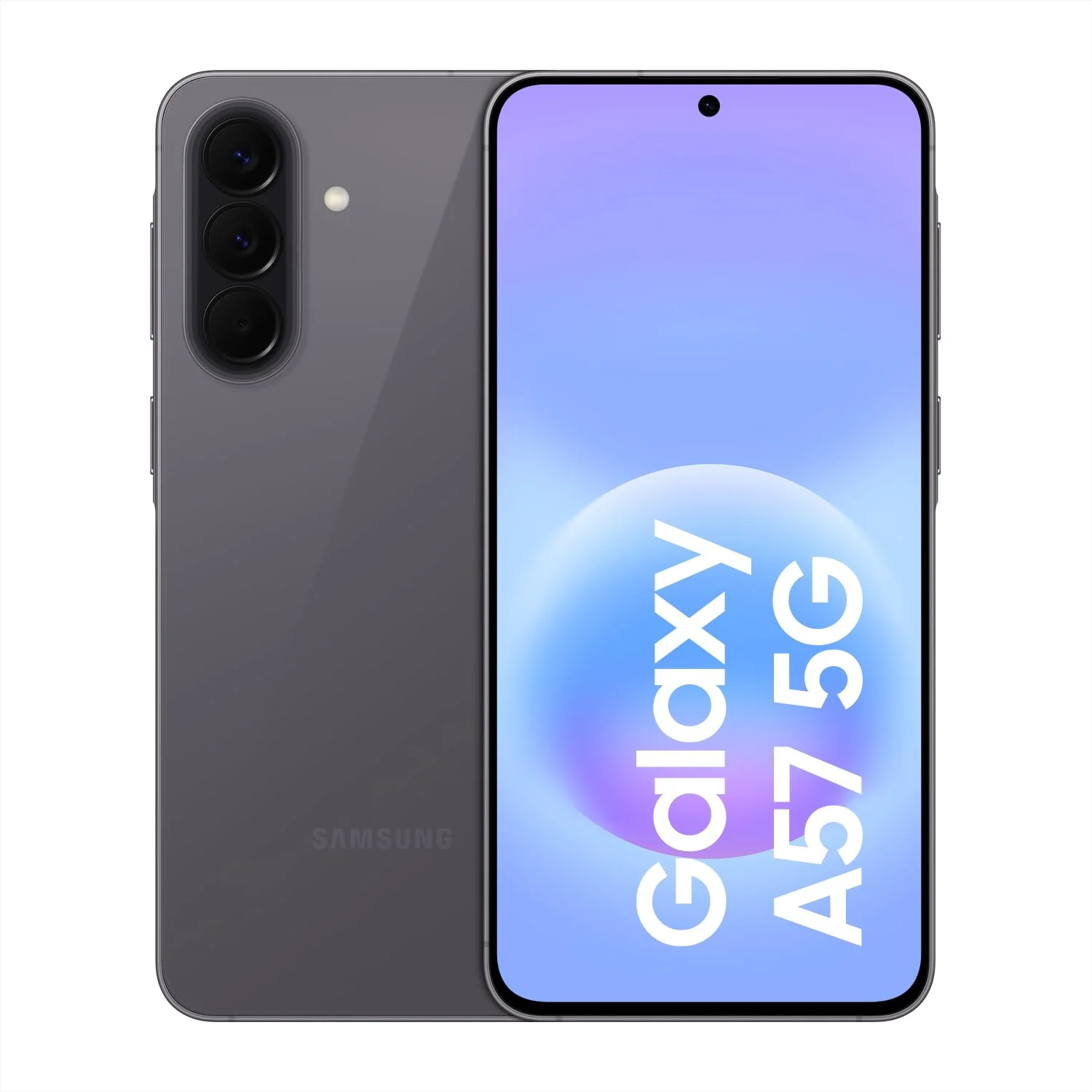 Samsung Galaxy A57 5G, Schlankes AI-Smartphone, Awesome Intelligence, 128 GB Speicherplatz, 50 MP Weitwinkel-Kamera, Bis zu 2 Tage Akkulaufzeit, IP68, Awesome Gray, 2,5 Jahre Herstellergarantie
