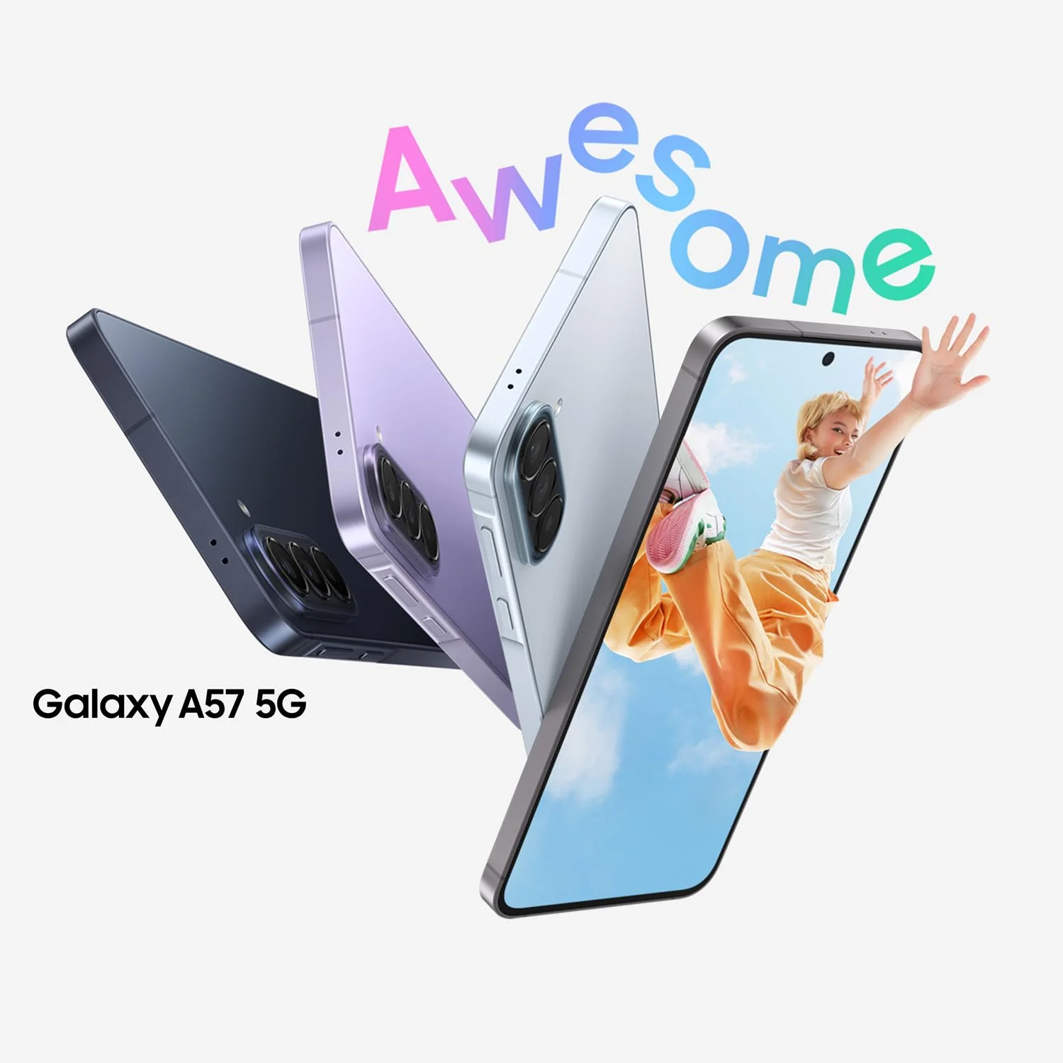 Samsung Galaxy A57 5G, Schlankes AI-Smartphone, Awesome Intelligence, 128 GB Speicherplatz, 50 MP Weitwinkel-Kamera, Bis zu 2 Tage Akkulaufzeit, IP68, Awesome Lilac, 2,5 Jahre Herstellergarantie - Image 14