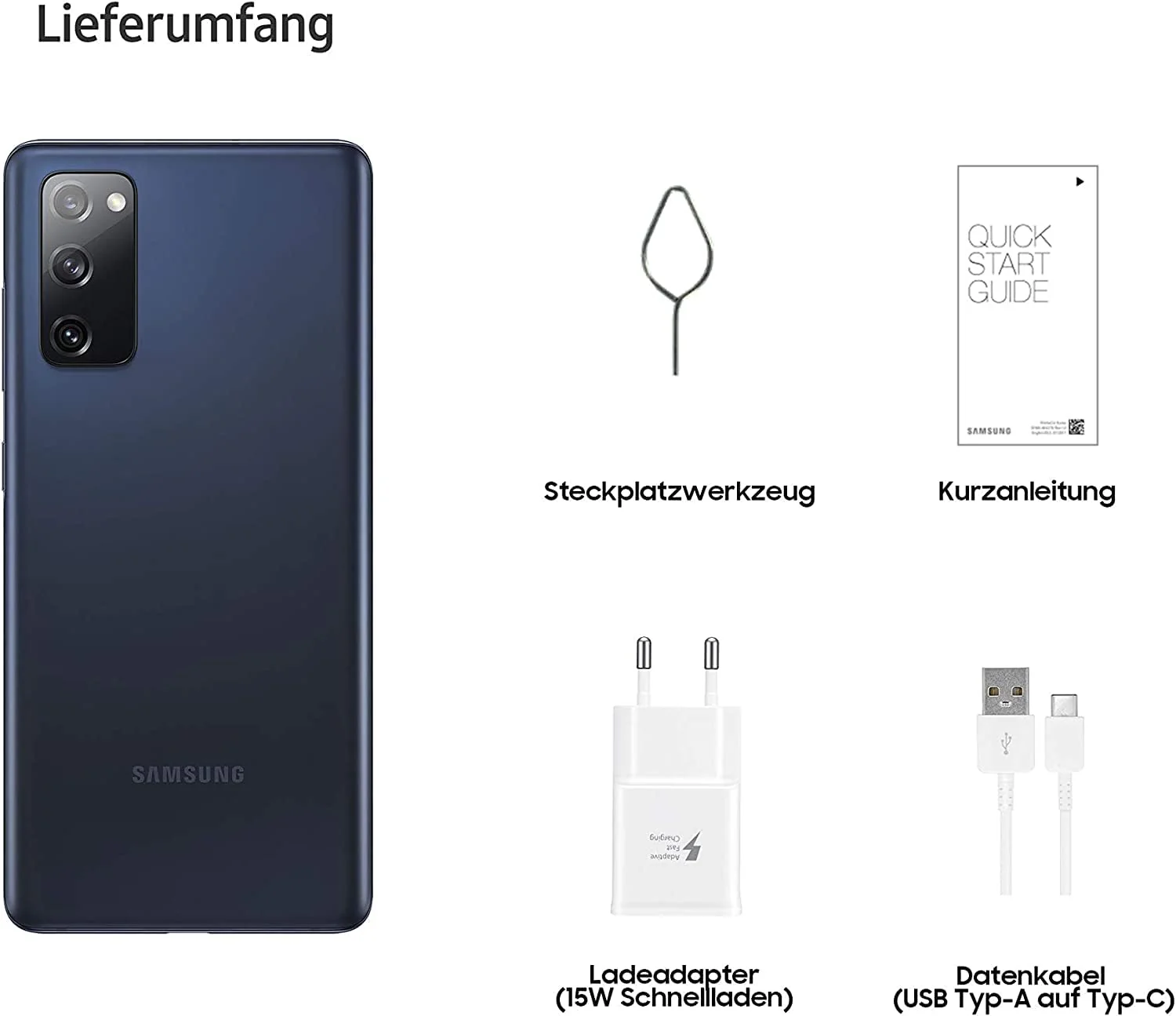 Samsung Galaxy S20 FE Smartphone 5G, 6.5 Zoll Super AMOLED Display, 4.500 mAh Akku, 32MP Selfie Kamera, Fan Edition - Deutsche Version (128GB mit 5G, Cloud Navy), SM-G78 - Image 6