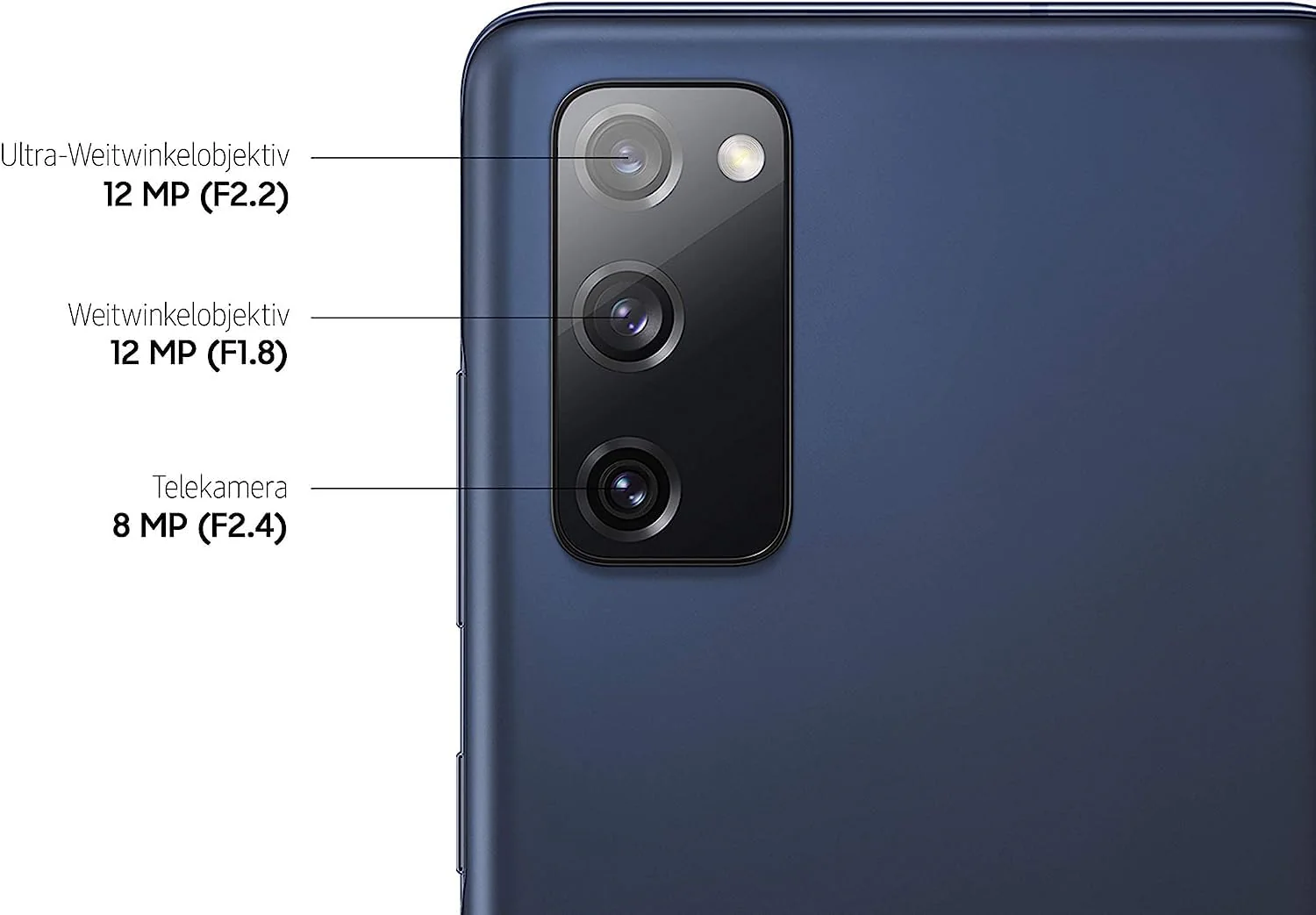 Samsung Galaxy S20 FE Smartphone 5G, 6.5 Zoll Super AMOLED Display, 4.500 mAh Akku, 32MP Selfie Kamera, Fan Edition - Deutsche Version (128GB mit 5G, Cloud Navy), SM-G78 - Image 8