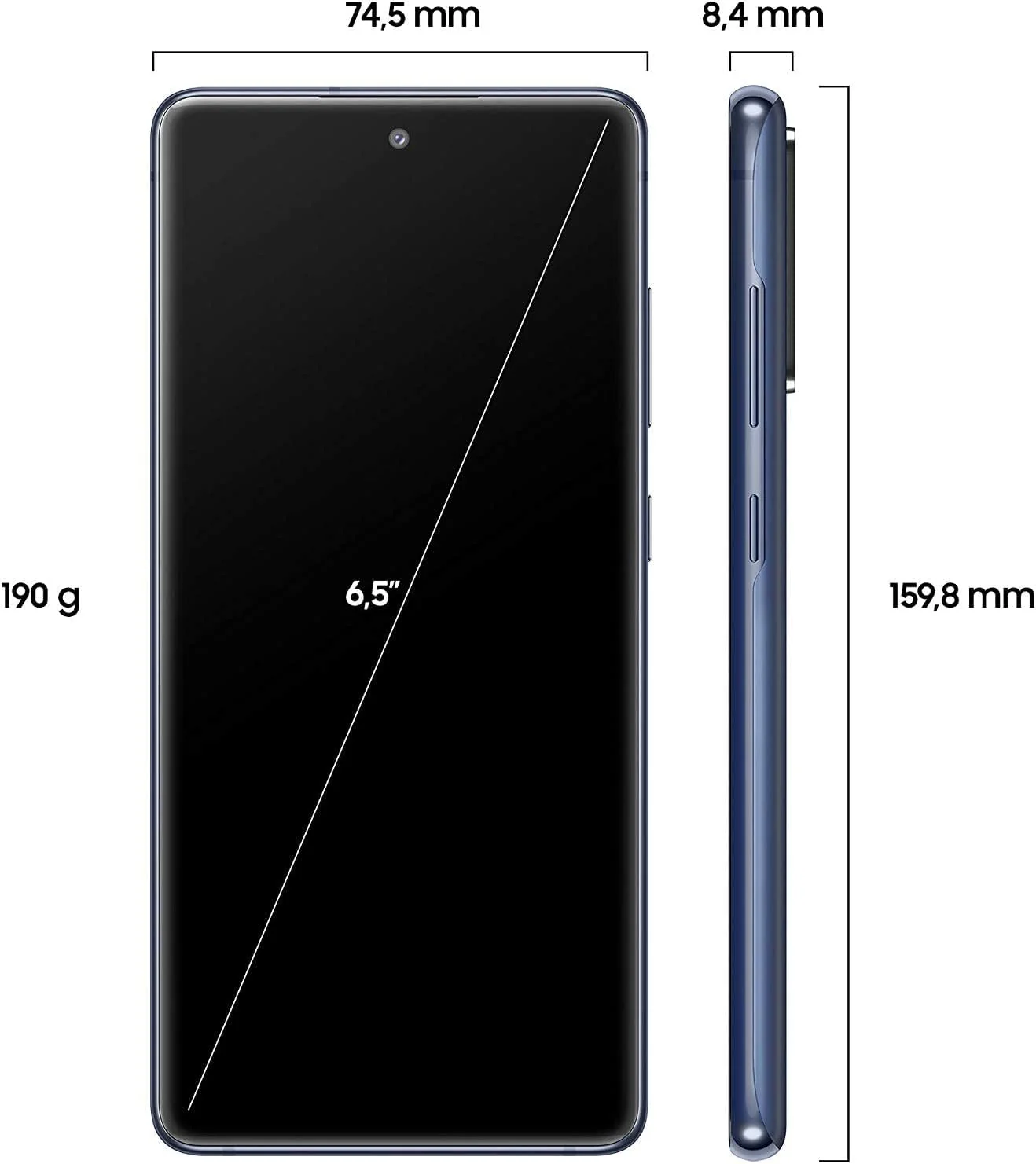Samsung Galaxy S20 FE Smartphone 5G, 6.5 Zoll Super AMOLED Display, 4.500 mAh Akku, 32MP Selfie Kamera, Fan Edition - Deutsche Version (128GB mit 5G, Cloud Navy), SM-G78 - Image 9