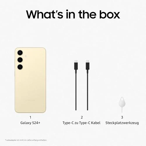 Samsung Galaxy S24+ AI Smartphone, Android-Handy ohne Vertrag, 12 GB RAM, 256 GB Speicher, 50-MP-Kamera, Lange Akkulaufzeit, Amber Yellow, 3 Jahre Herstellergarantie - Image 2