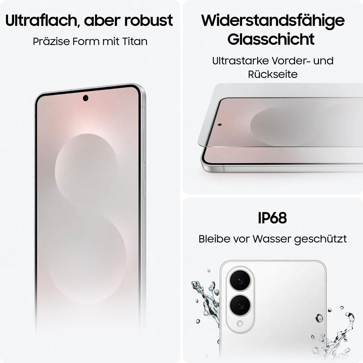 Samsung Galaxy S25 Edge AI Smartphone mit Galaxy AI, Ohne Vertrag, Handy mit Android, 12 GB RAM, 512 GB GB Speicher, 200-MP-Kamera, Titanium Icyblue, 3 Jahre Herstellergarantie [Exklusiv auf Amazon] - Image 6