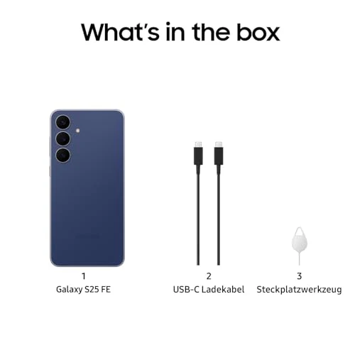 Samsung Galaxy S25 FE mit Galaxy AI, Handy mit Android, 6,7 Zoll FHD-Display, 50 MP Kamera, 128 GB Speicher, 8 GB RAM, 4.900 mAh Akku, Navy, 3 Jahre Herstellergarantie [Exklusiv auf Amazon] - Image 4