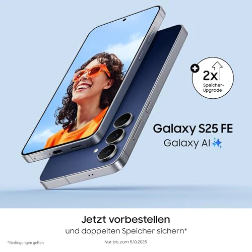 Samsung Galaxy S25 FE mit Galaxy AI, Handy mit Android, 6,7 Zoll FHD-Display, 50 MP Kamera, 256 GB Speicher, 8 GB RAM, 4.900 mAh Akku, JetBlack, 3 Jahre Herstellergarantie [Exklusiv auf Amazon] - Image 13