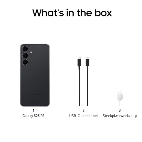 Samsung Galaxy S25 FE mit Galaxy AI, Handy mit Android, 6,7 Zoll FHD-Display, 50 MP Kamera, 256 GB Speicher, 8 GB RAM, 4.900 mAh Akku, JetBlack, 3 Jahre Herstellergarantie [Exklusiv auf Amazon] - Image 4